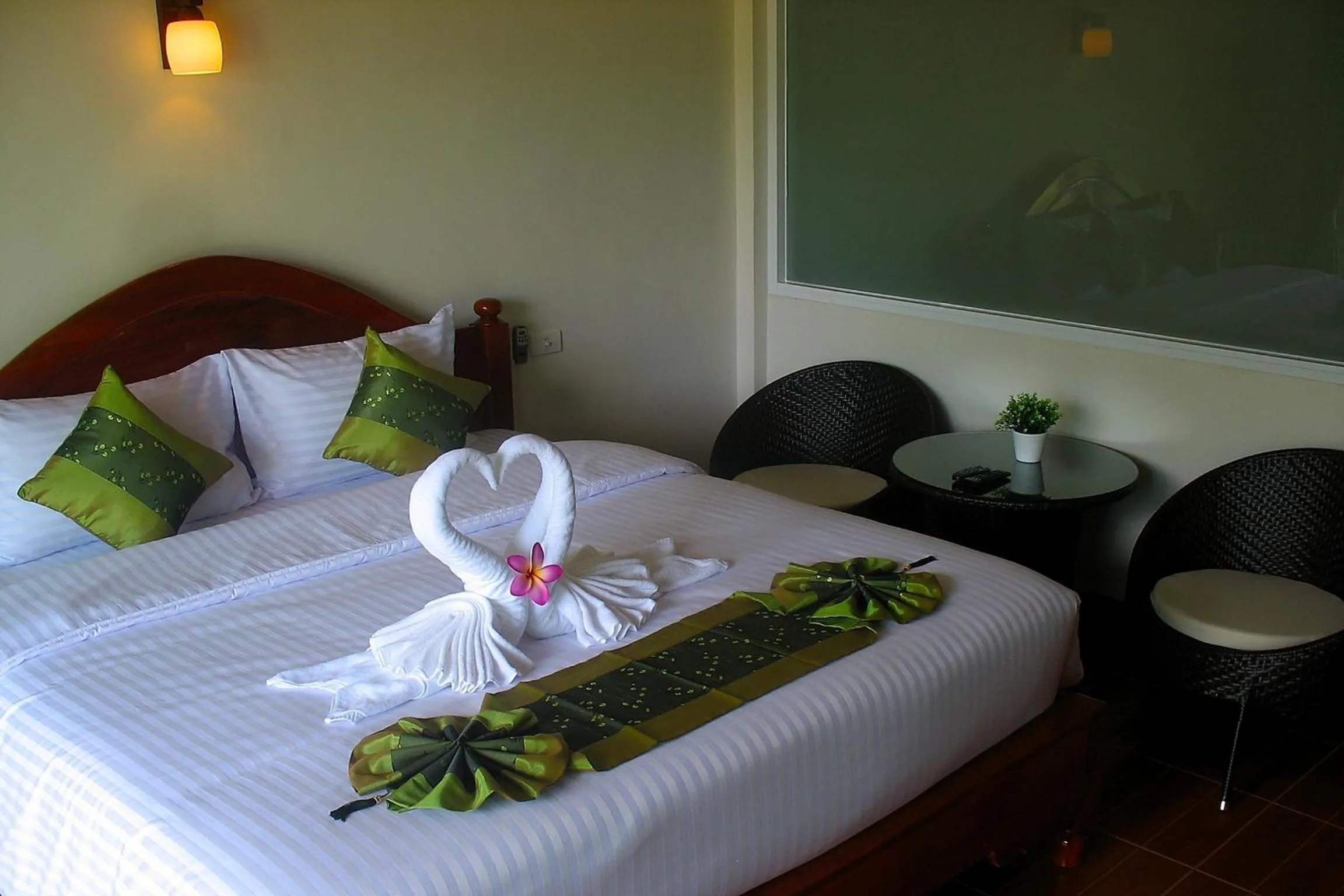 Bed in Hongte Khaolak Resort