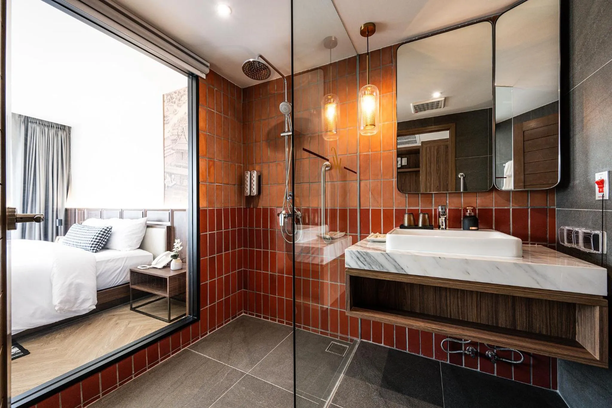 Shower in WE HOTEL RIVERFRONT