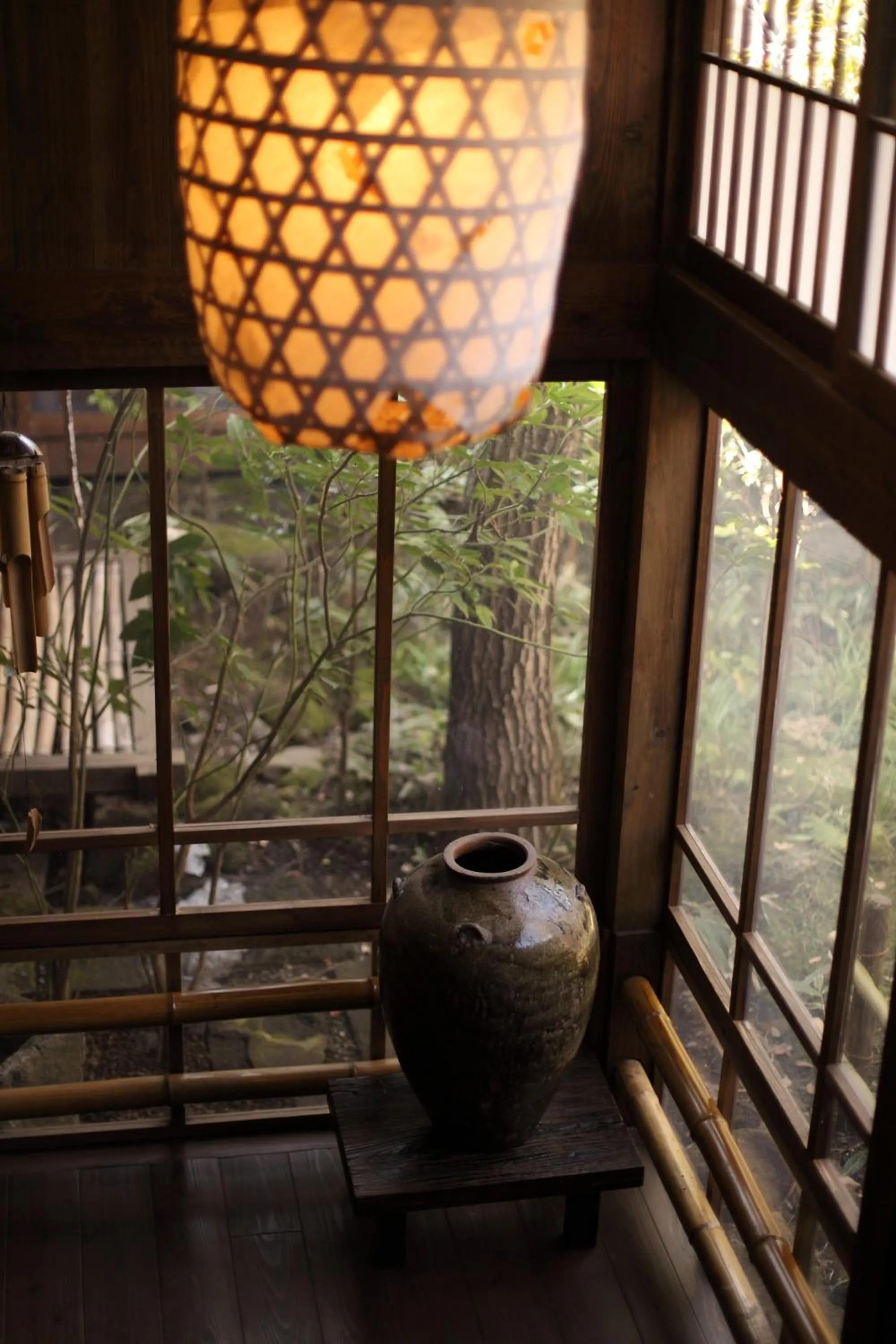 Decorative detail in Kurokawa Onsen Oyado Noshiyu