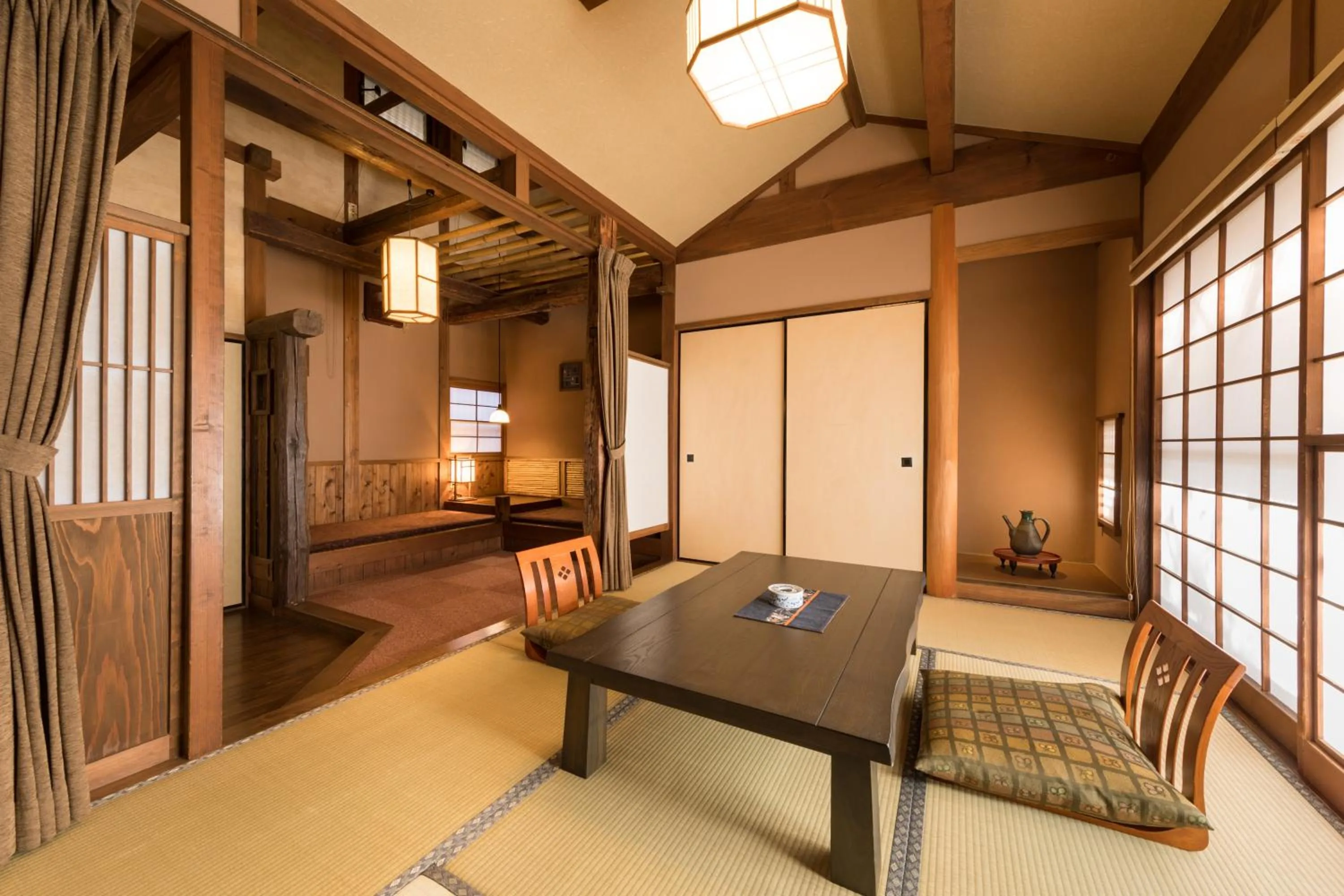 Photo of the whole room, Bed in Kurokawa Onsen Oyado Noshiyu