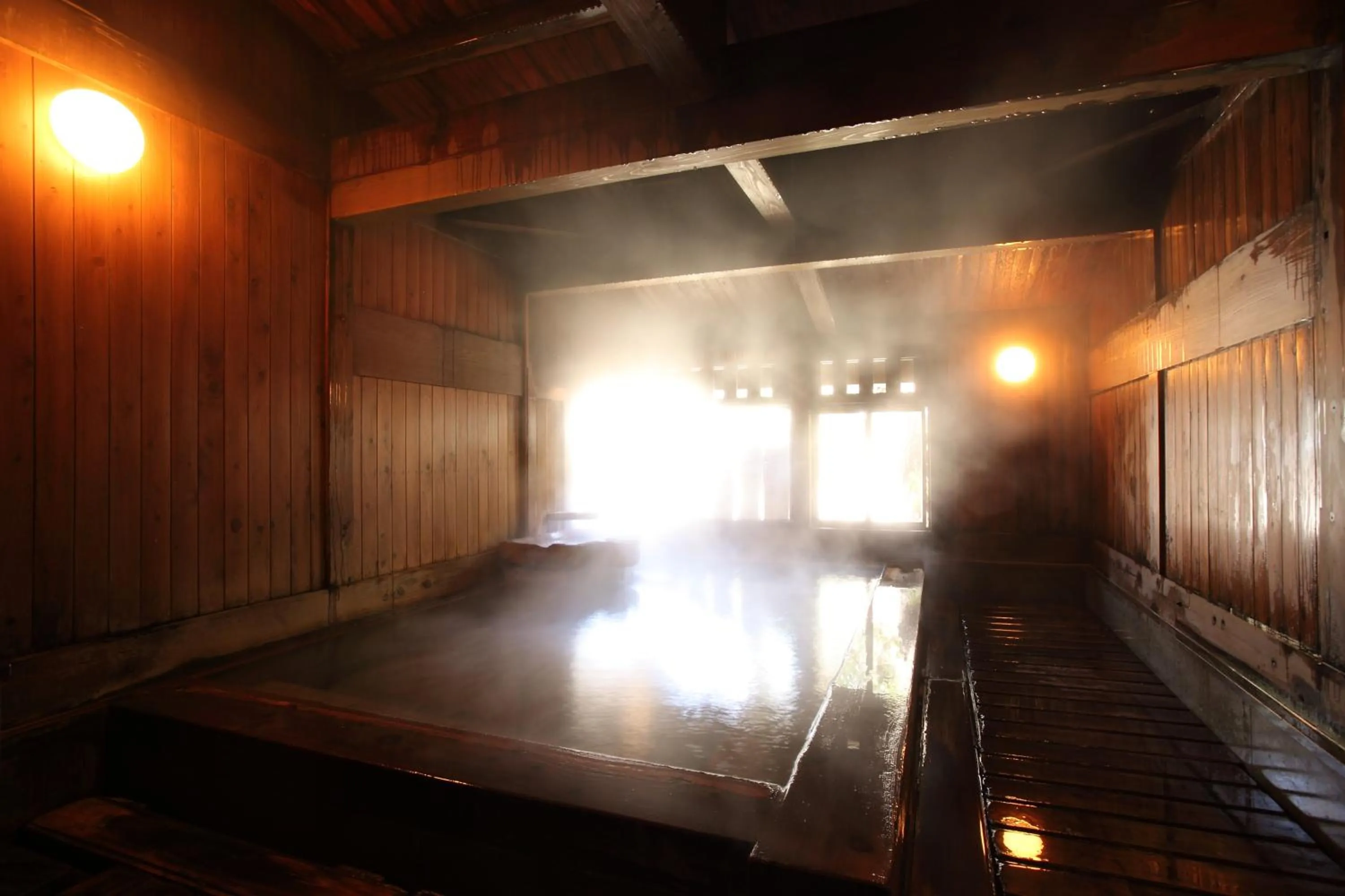 Open Air Bath in Kurokawa Onsen Oyado Noshiyu