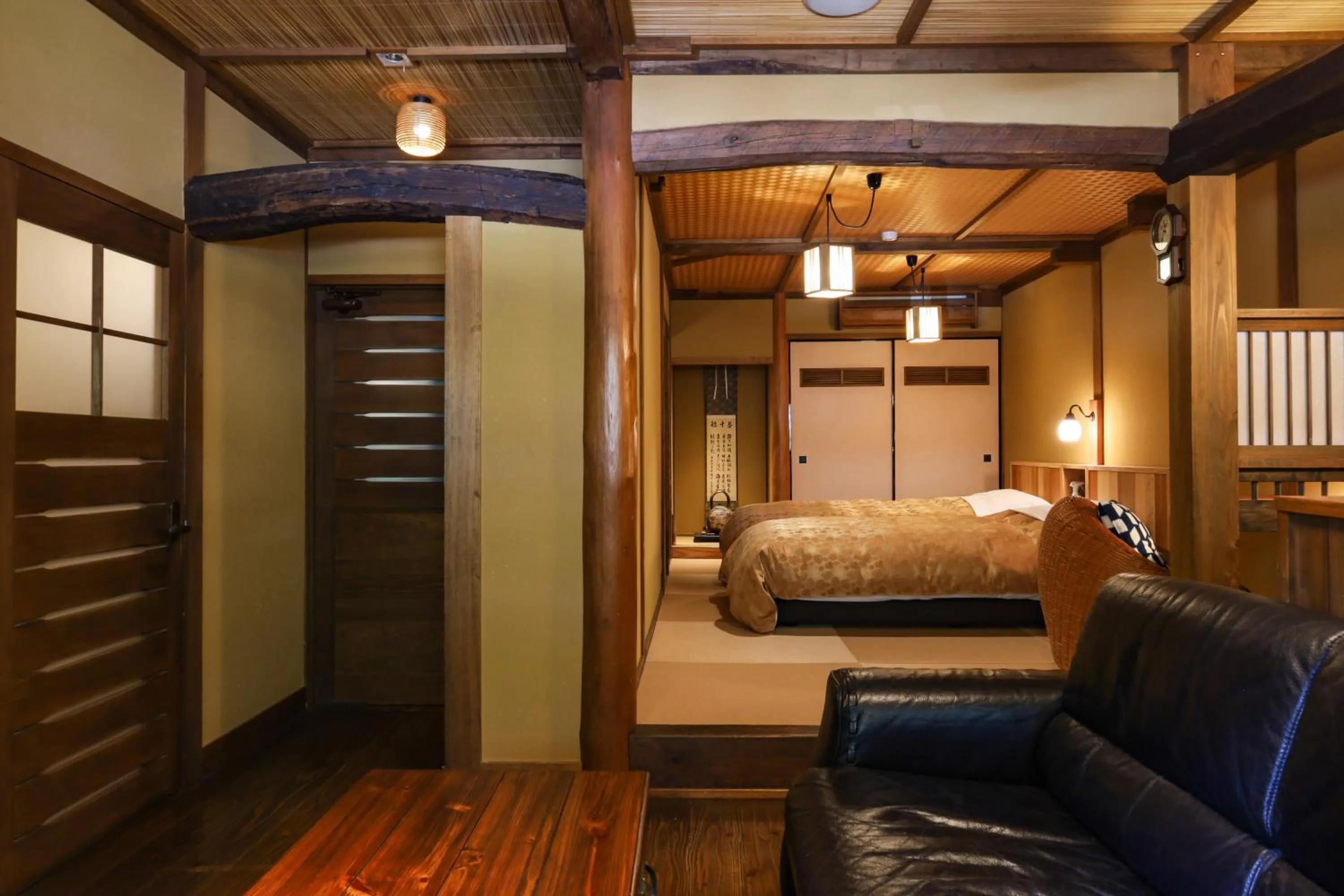 Photo of the whole room, Bed in Kurokawa Onsen Oyado Noshiyu