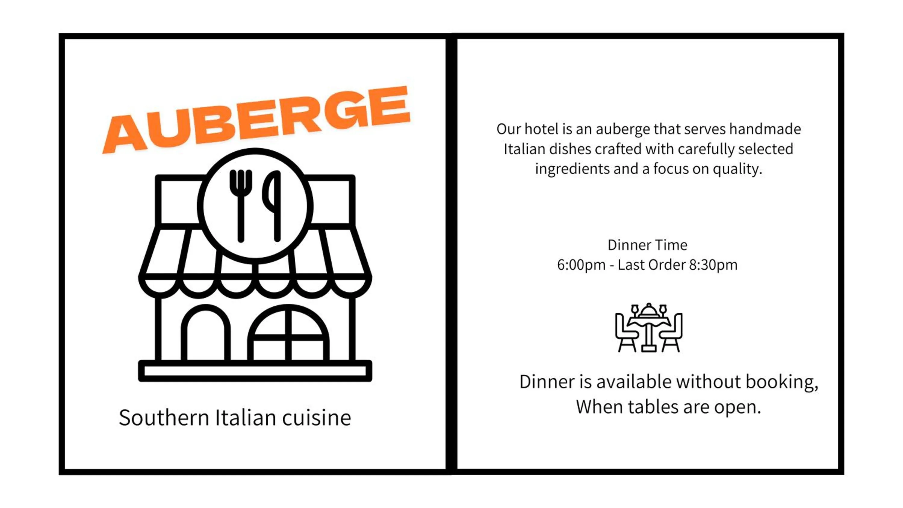 Restaurant/places to eat in ALBERGO del otto