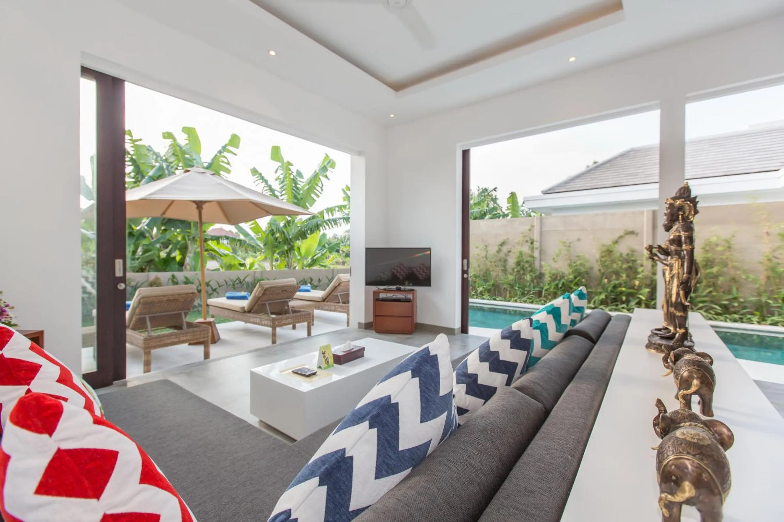 Living room in Gajah Villas Bali by Nagisa Bali