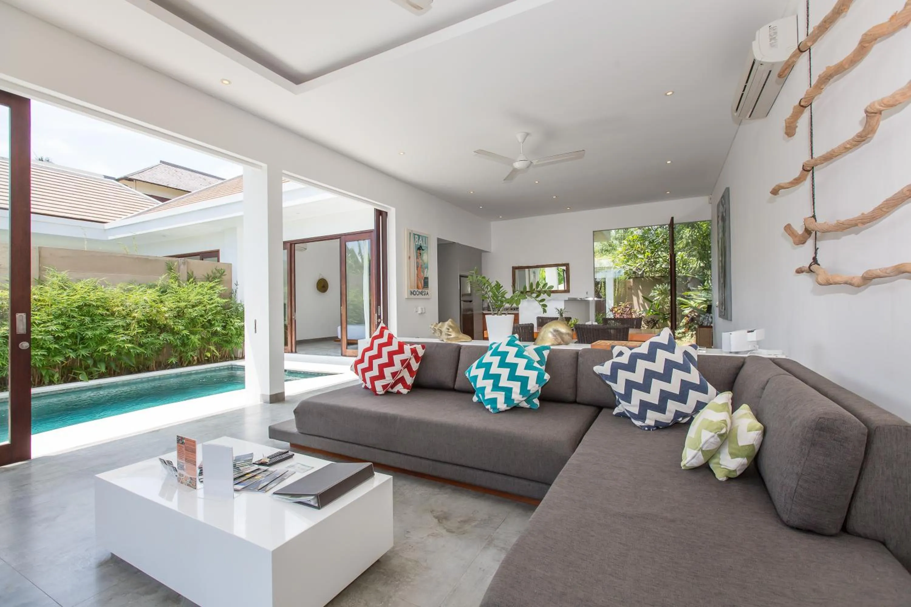 Living room in Gajah Villas Bali by Nagisa Bali