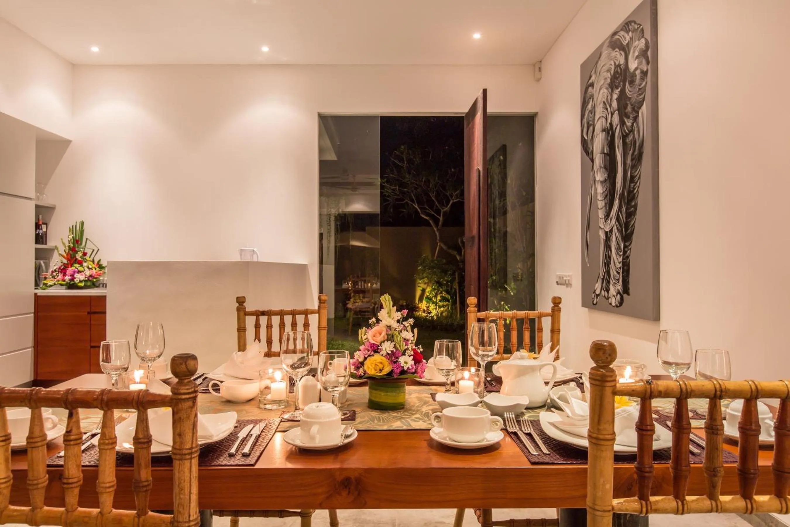 Dining area in Gajah Villas Bali by Nagisa Bali