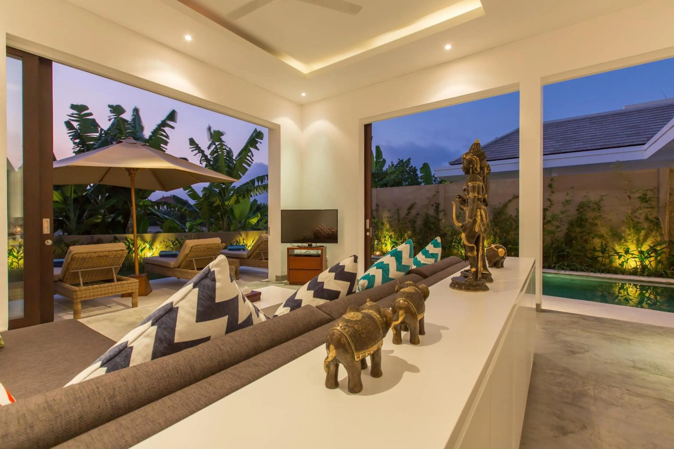 Living room in Gajah Villas Bali by Nagisa Bali