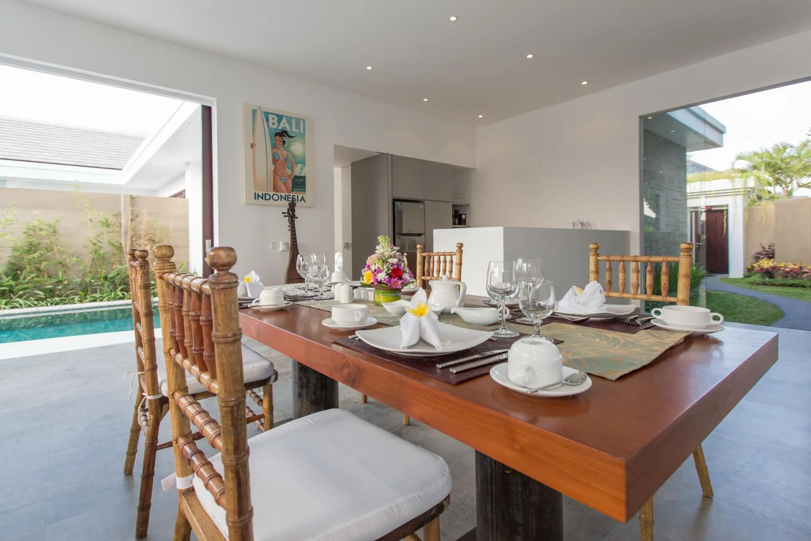 Dining area in Gajah Villas Bali by Nagisa Bali