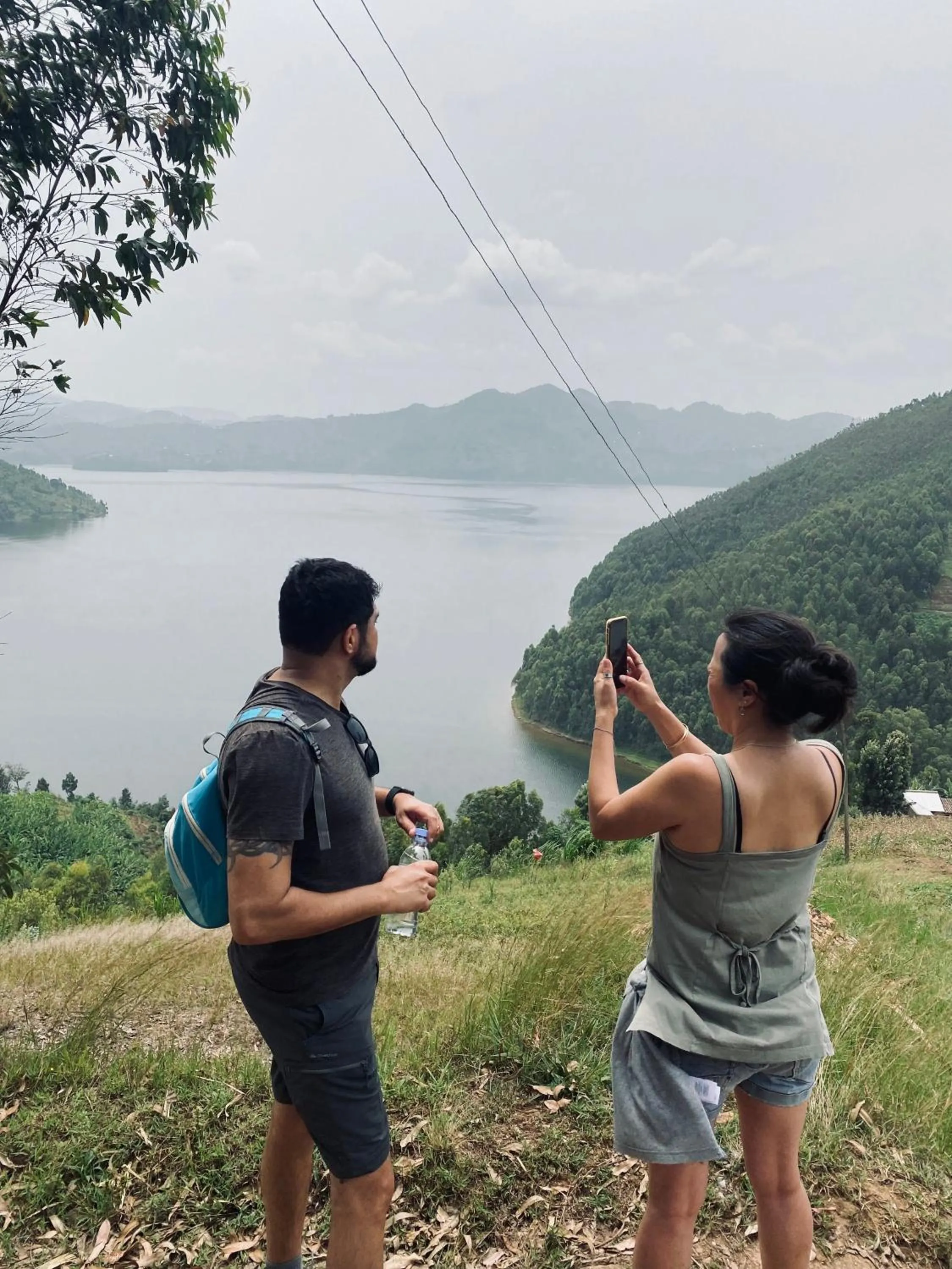 People in Ruhondo Beach Resort