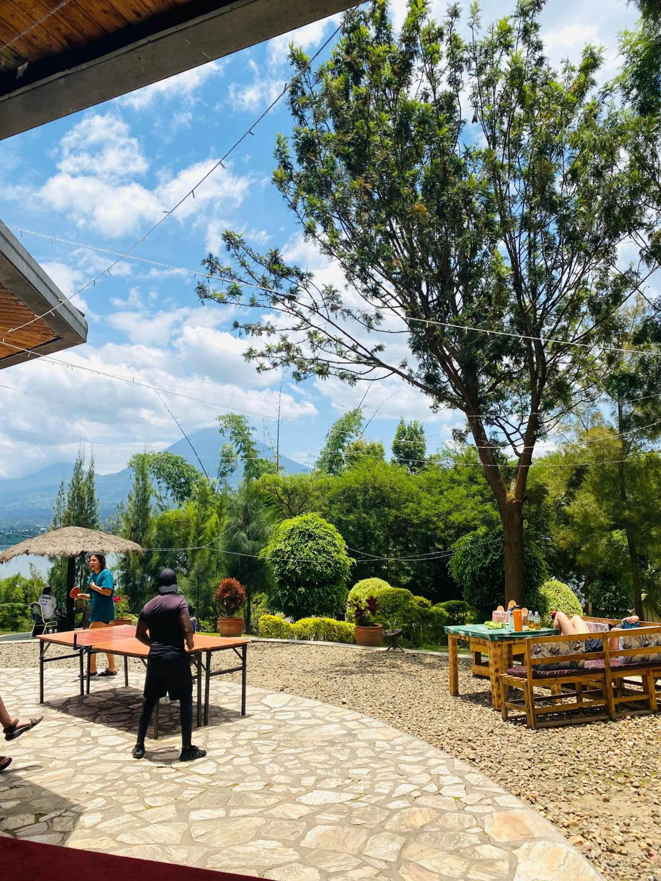 Table tennis in Ruhondo Beach Resort