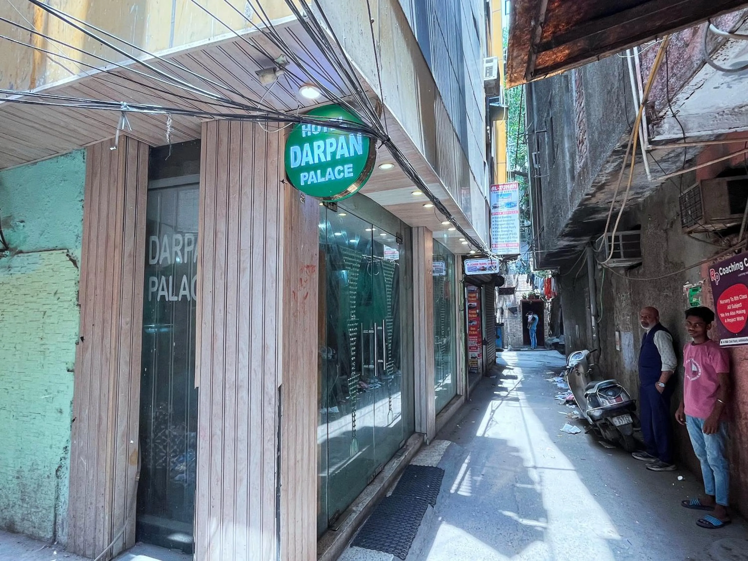 Facade/entrance in HOTEL DARPAN PALACE -New Delhi Railway Station