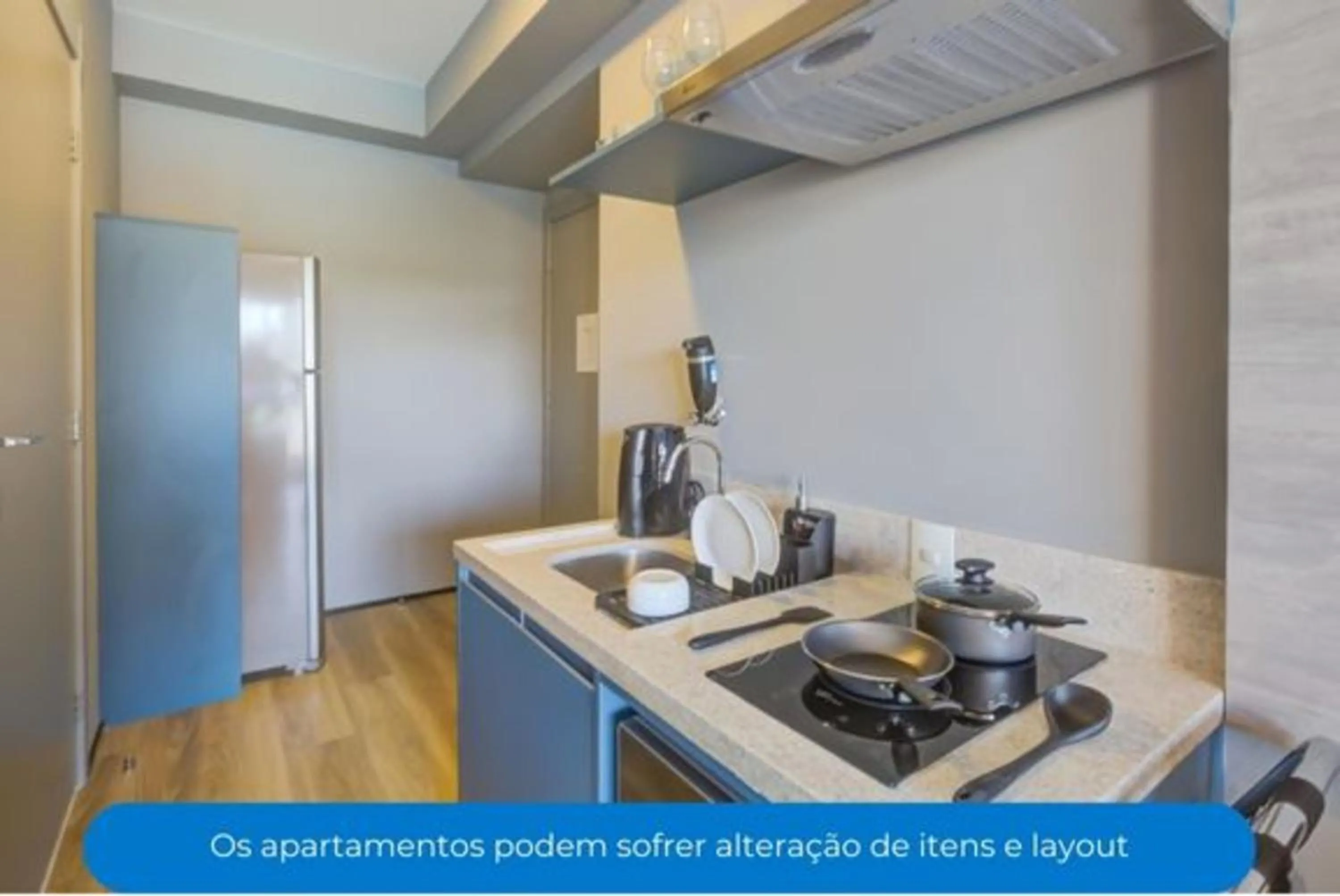 Kitchen or kitchenette in Roomo Transamerica SP Brooklin Santo Amaro