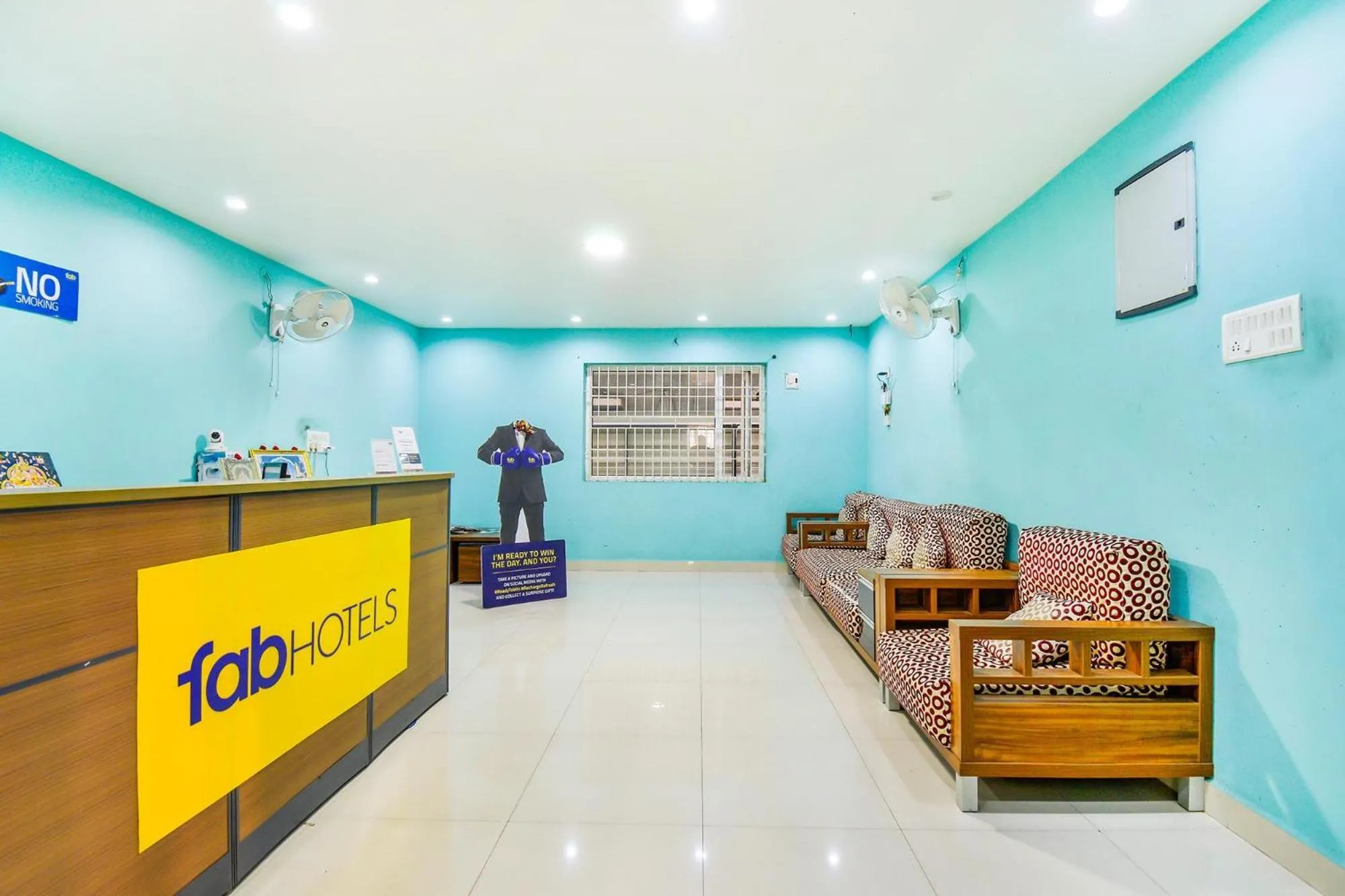 Lobby or reception in FabHotel Sri Krishna Residency - Nr Chennai International Airport