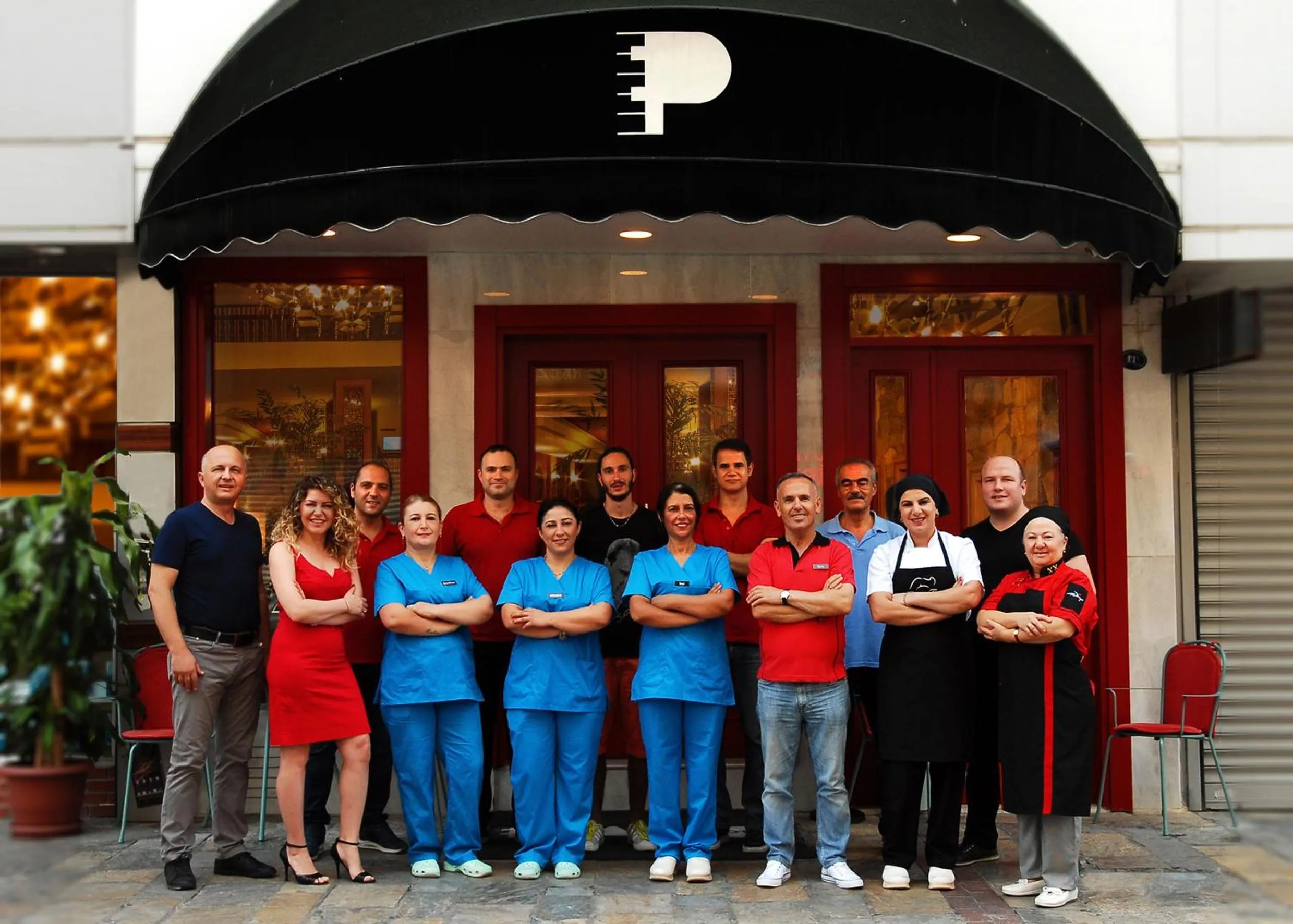 Family in Piano Hotel