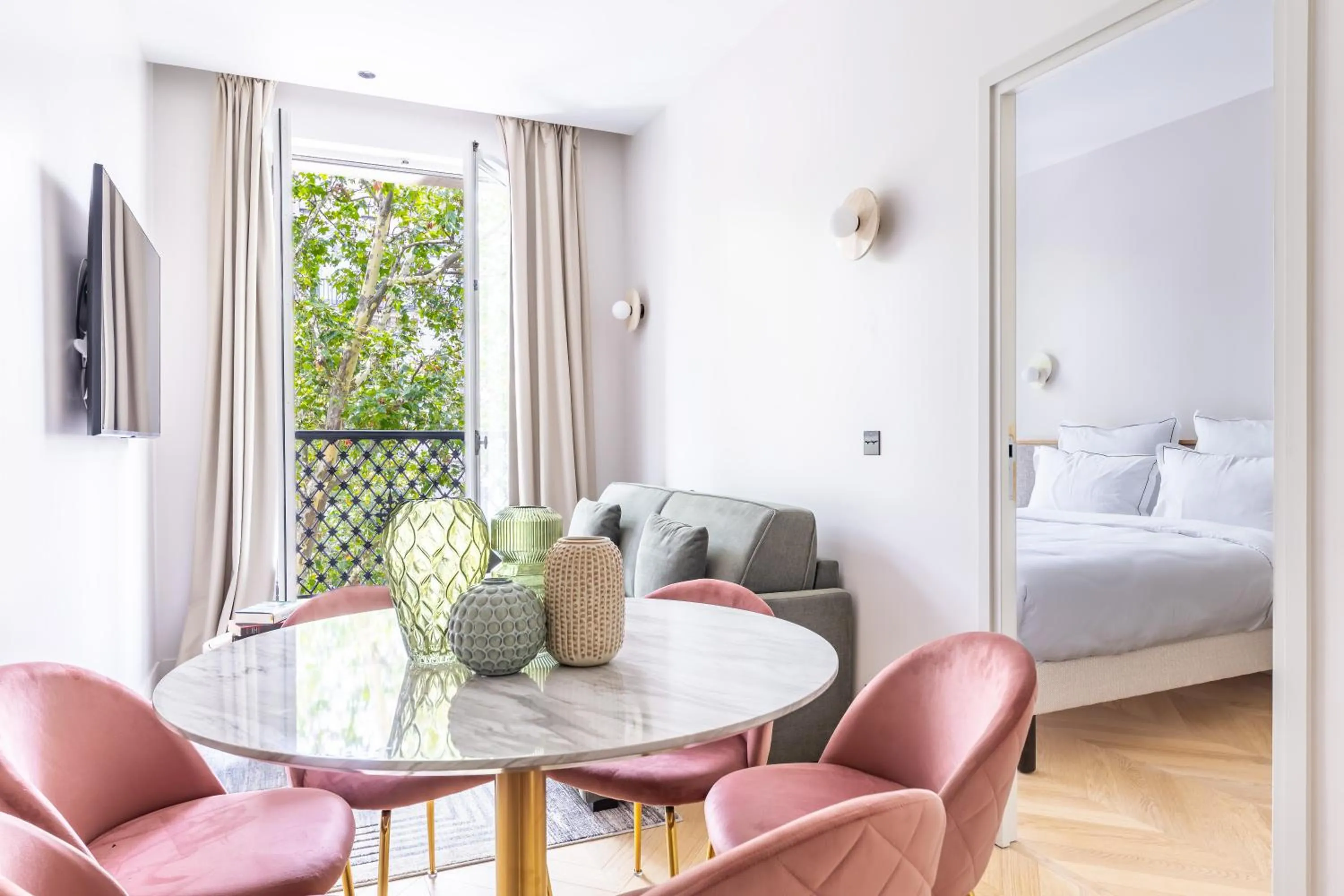 Bed in Quartier Libre Marais