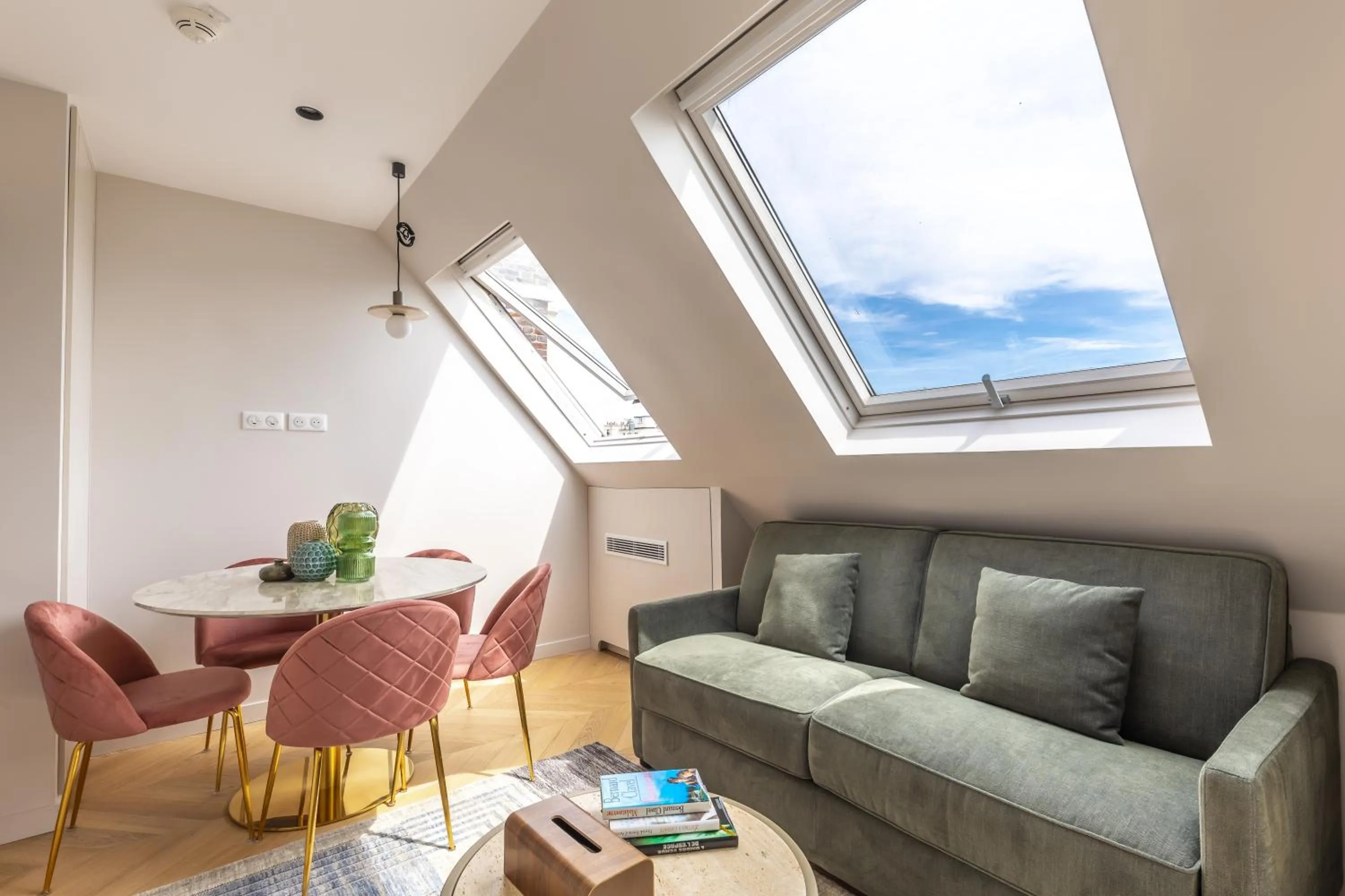 Living room in Quartier Libre Marais