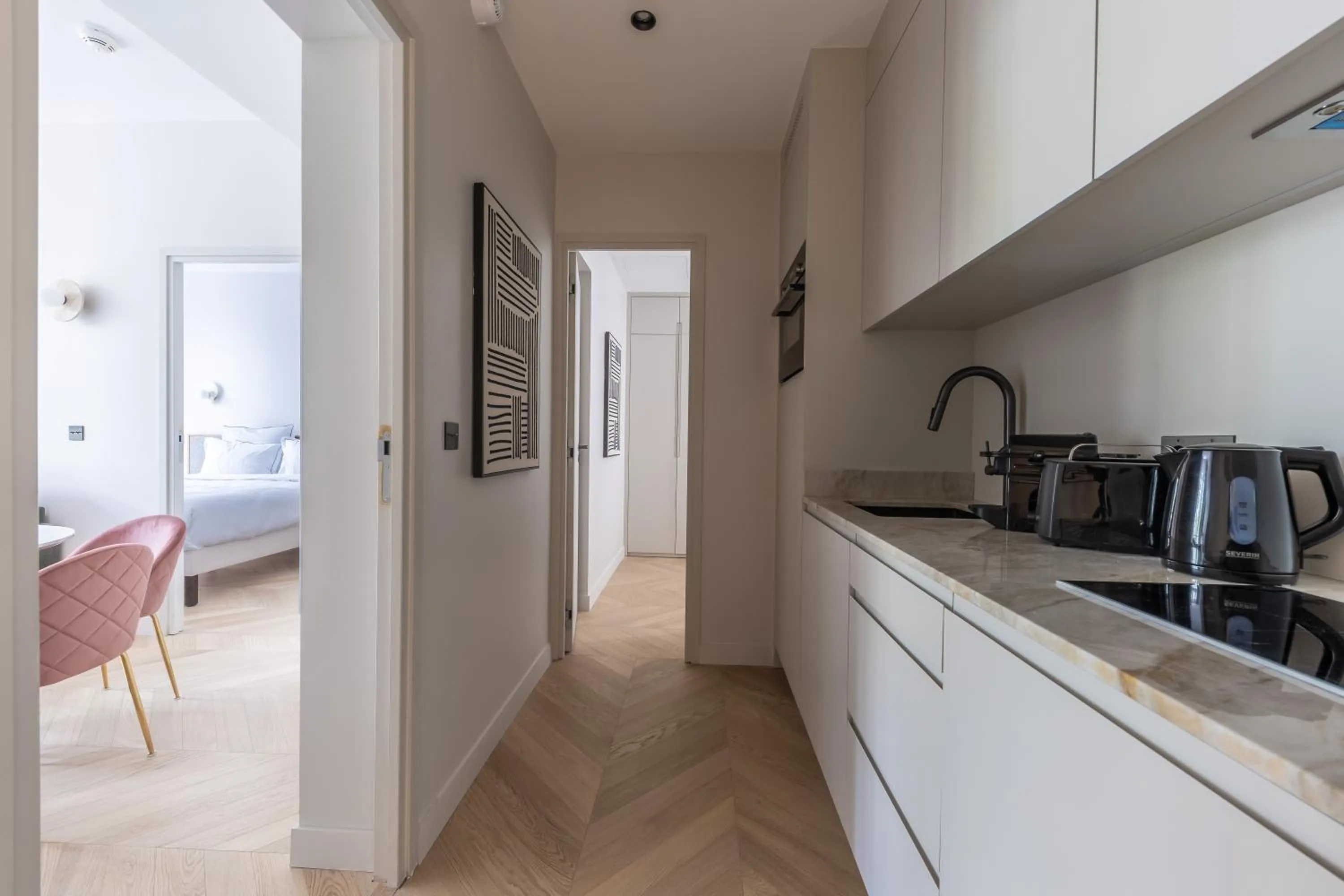 Bed in Quartier Libre Marais