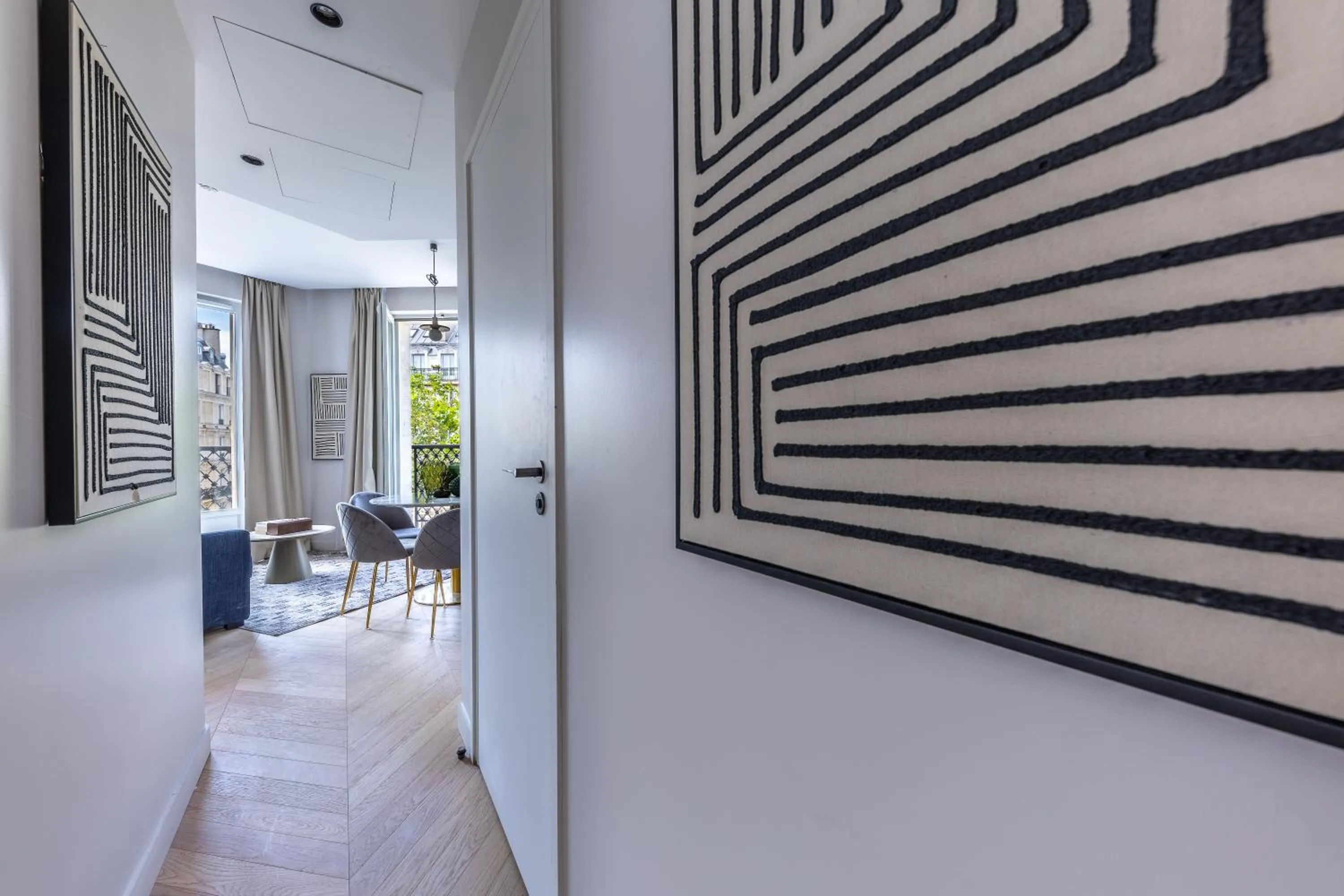 Living room in Quartier Libre Marais