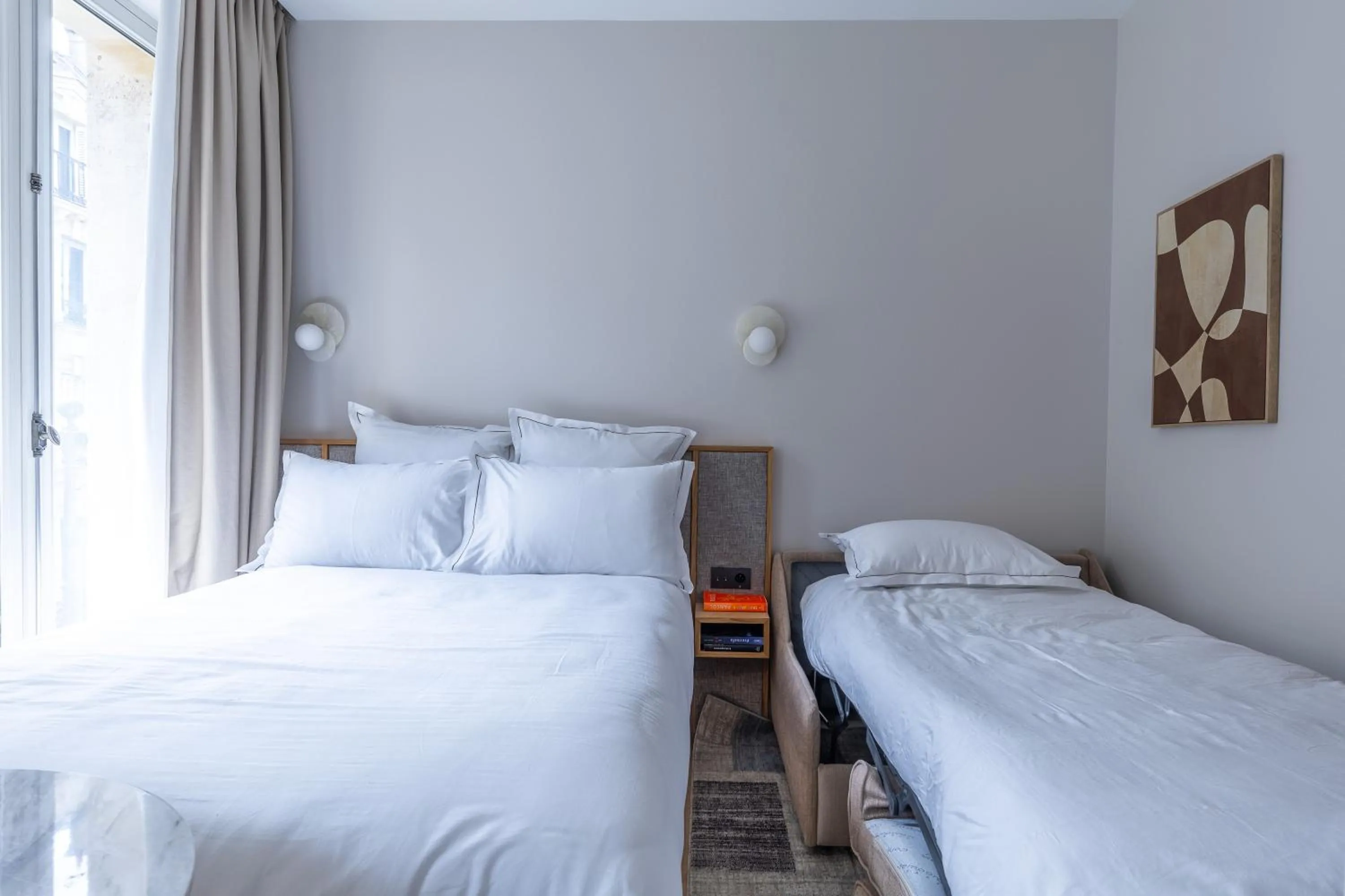 Bed in Quartier Libre Marais