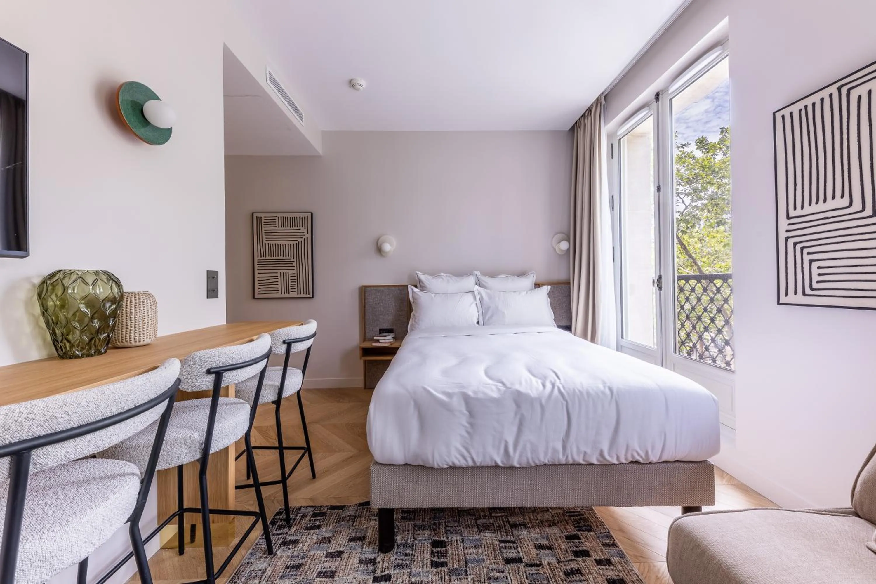 Bed in Quartier Libre Marais