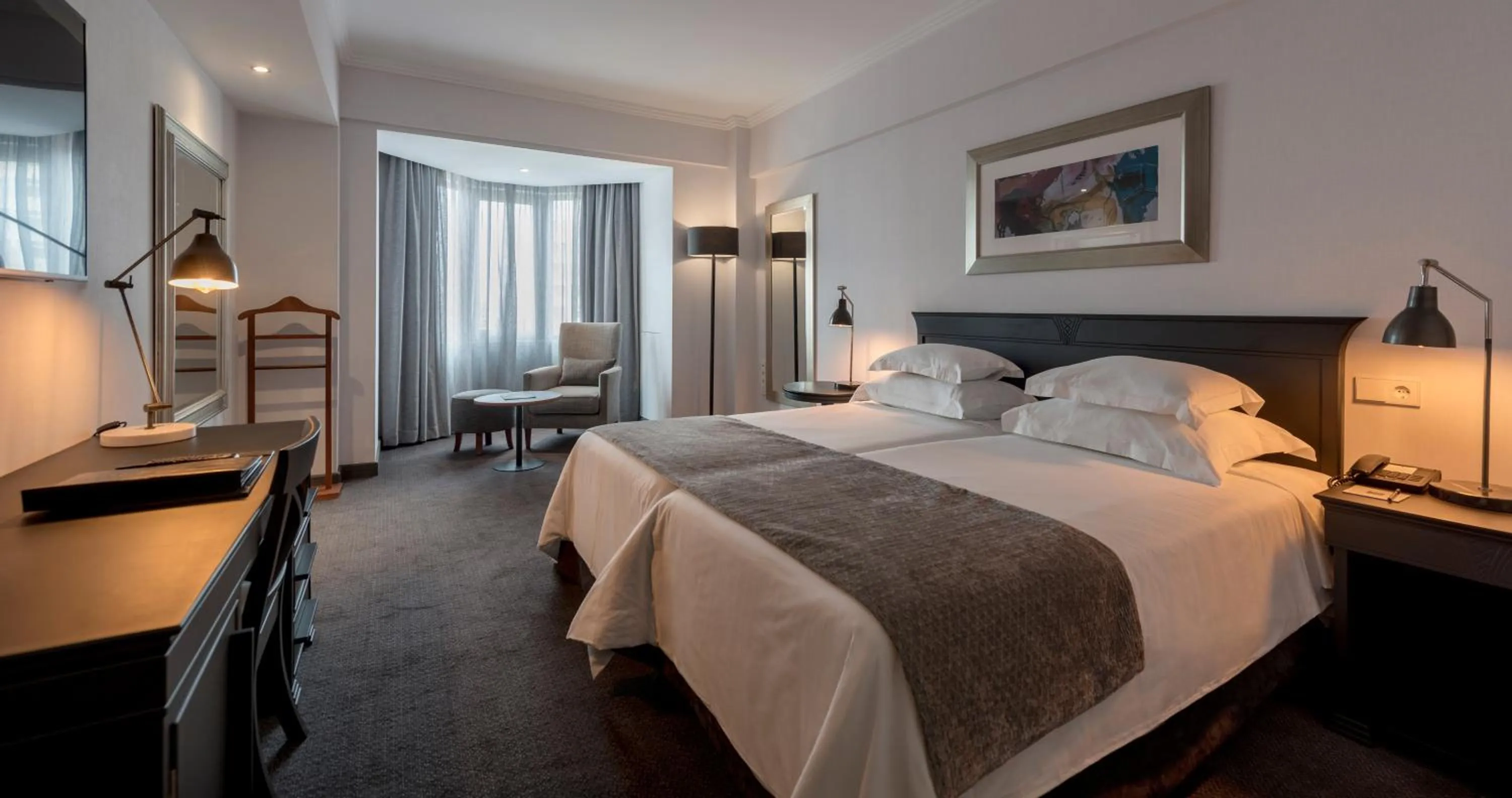 Bedroom, Bed in Hotel Avenida