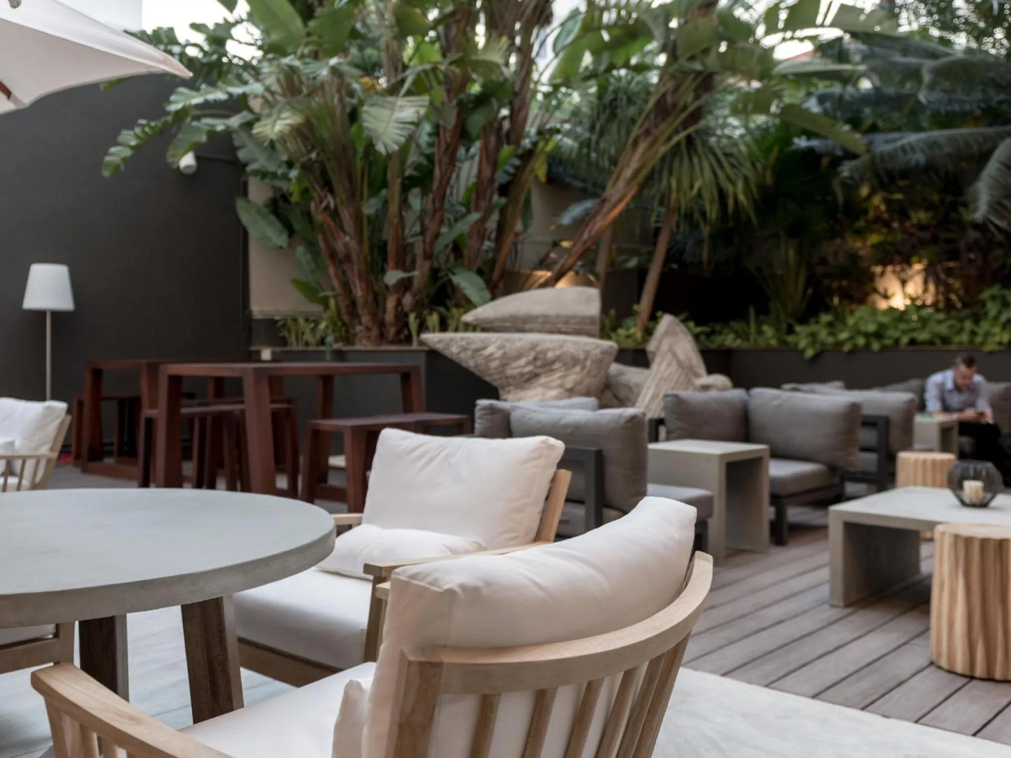 Patio in Hotel Avenida