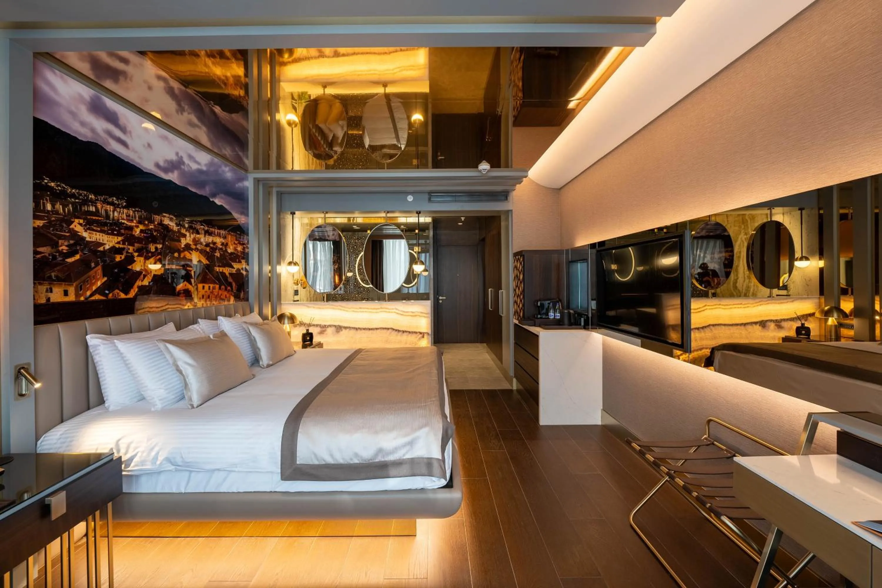 Bedroom, Bed in Merit Starlit Hotel & Residences