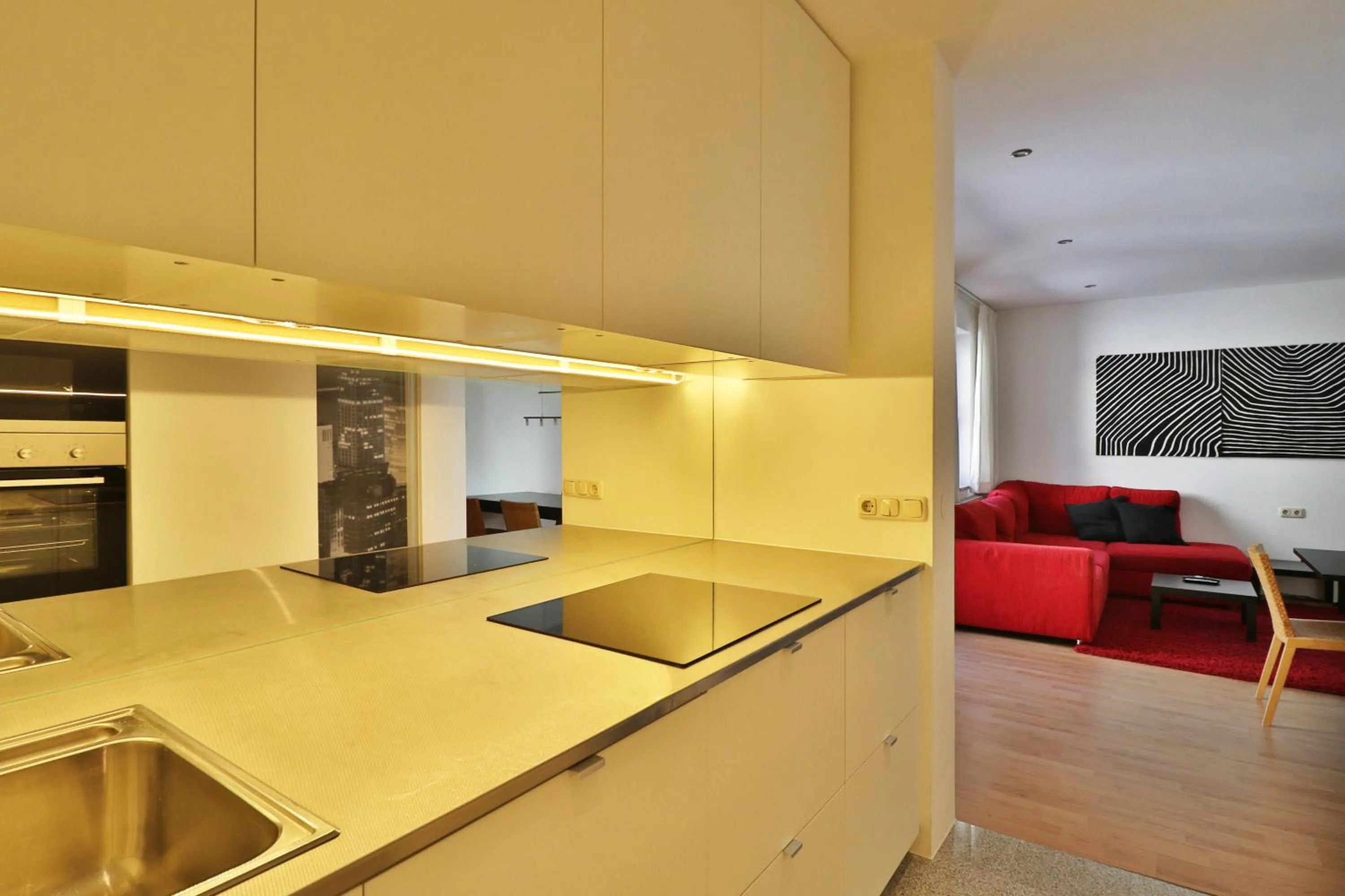 Kitchen or kitchenette in Appartements Christophorus