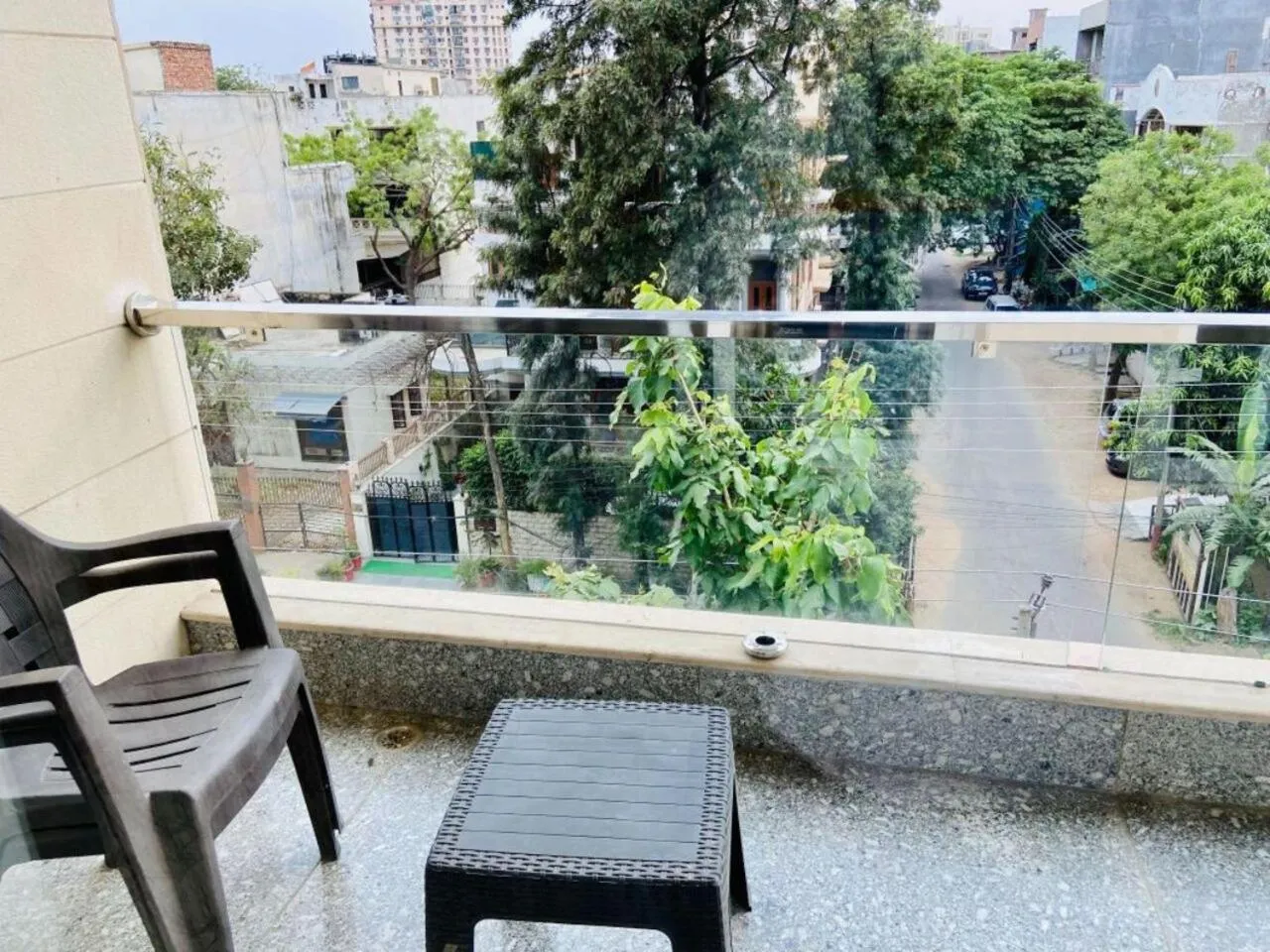 Balcony/Terrace in Olive Service Apartments - DLF Cyber City