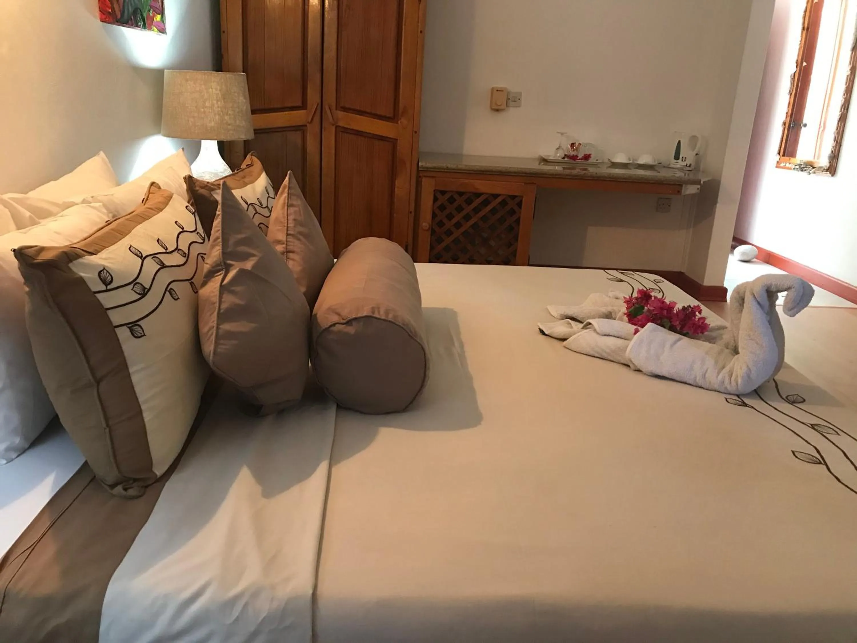 Bed in Hotel L'Ocean