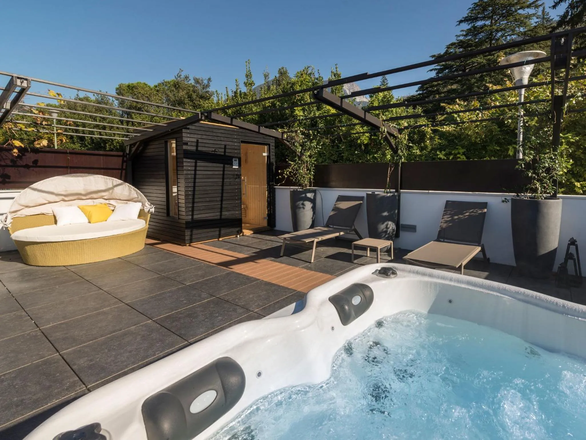 Balcony/Terrace in Merangardenvilla adults only