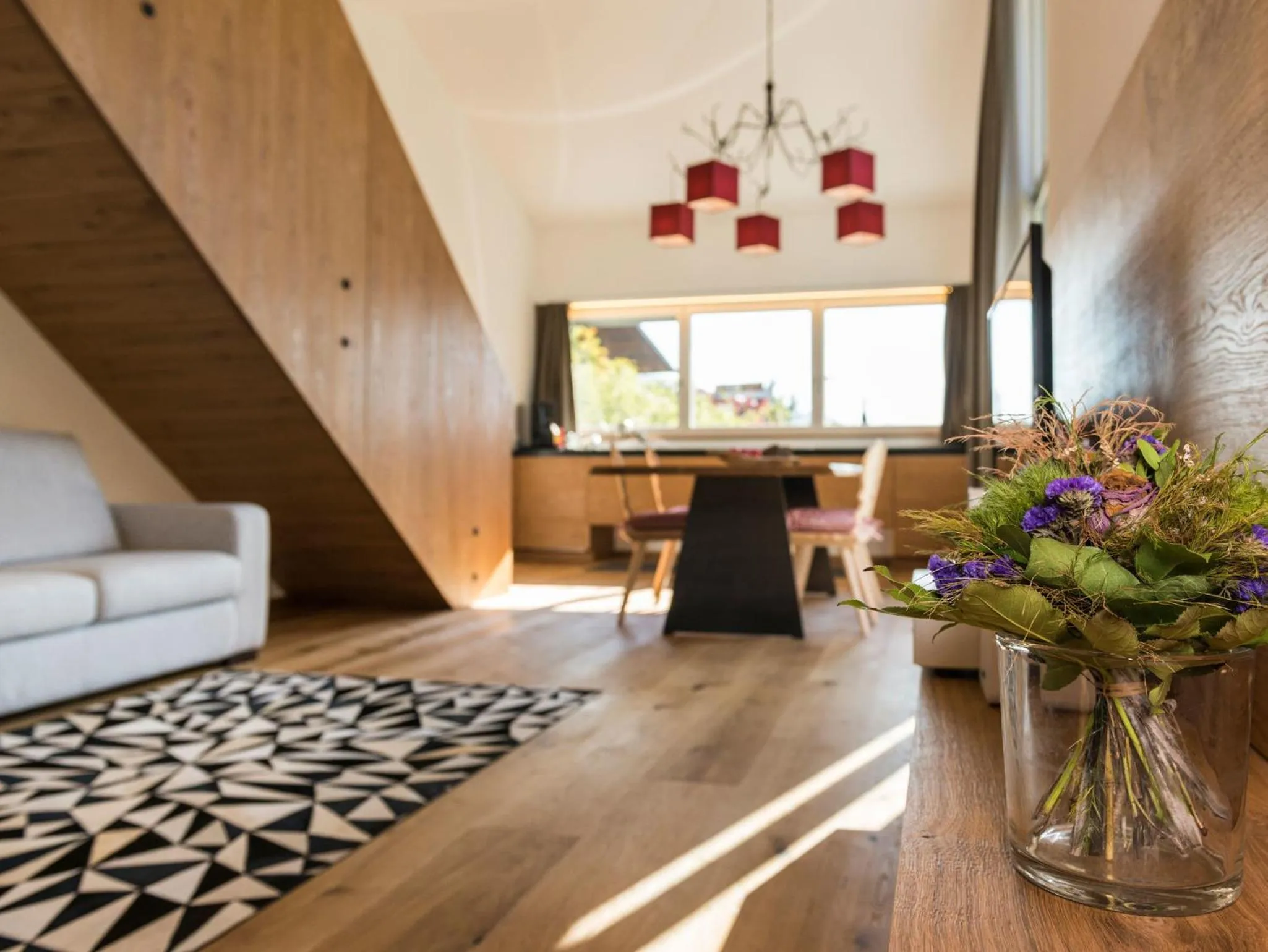 Living room in Merangardenvilla adults only