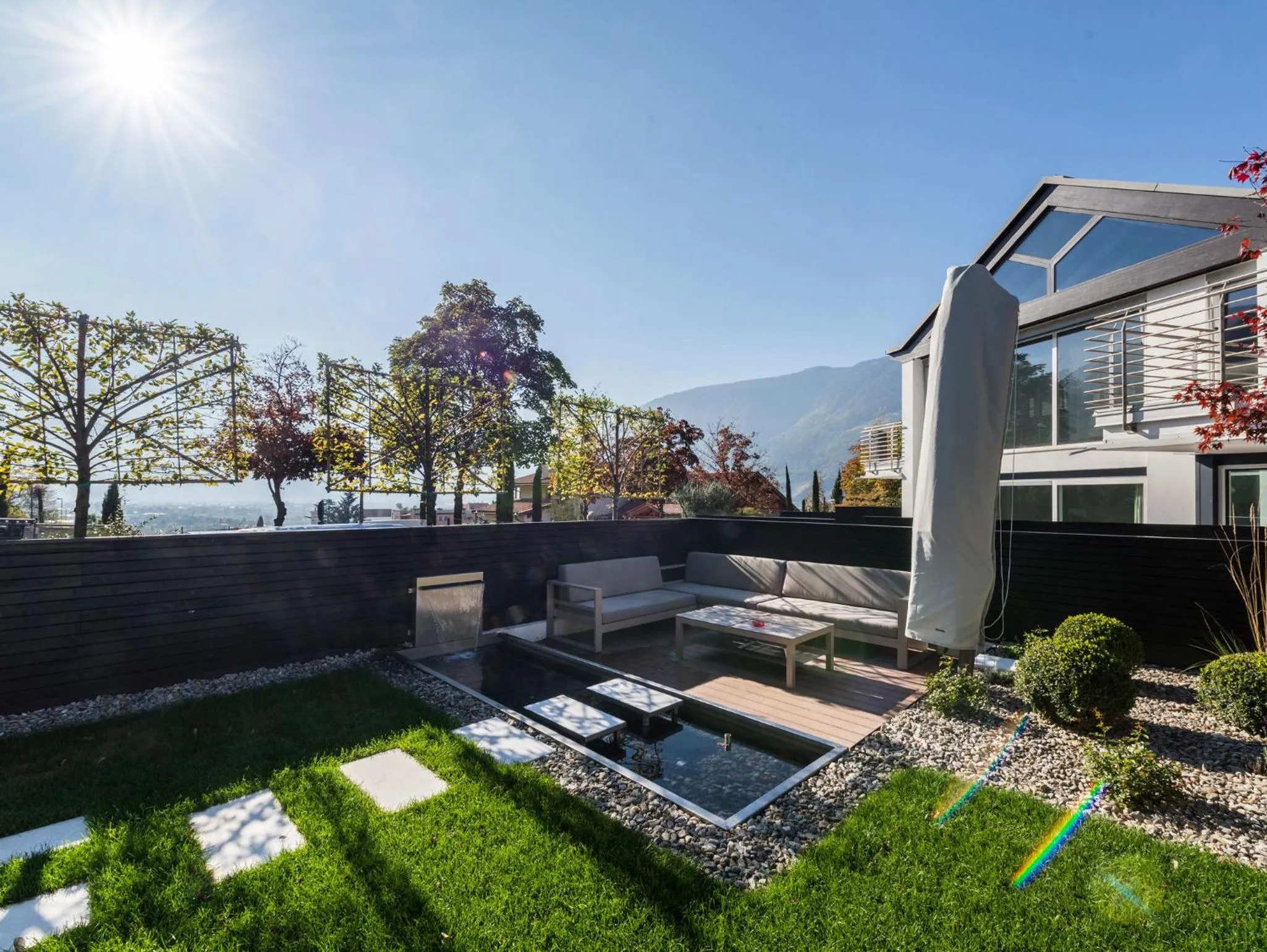 Patio in Merangardenvilla adults only