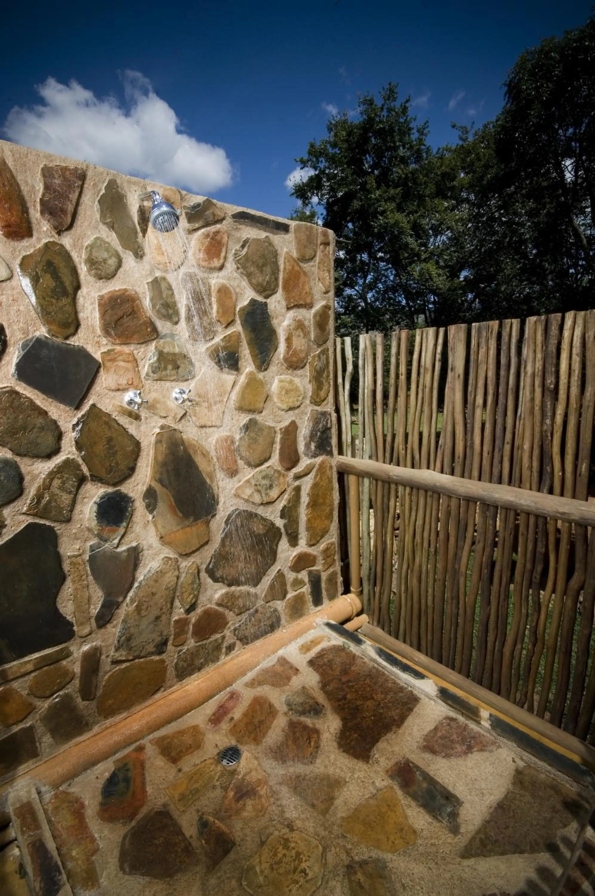 Shower in Caracal Lodge