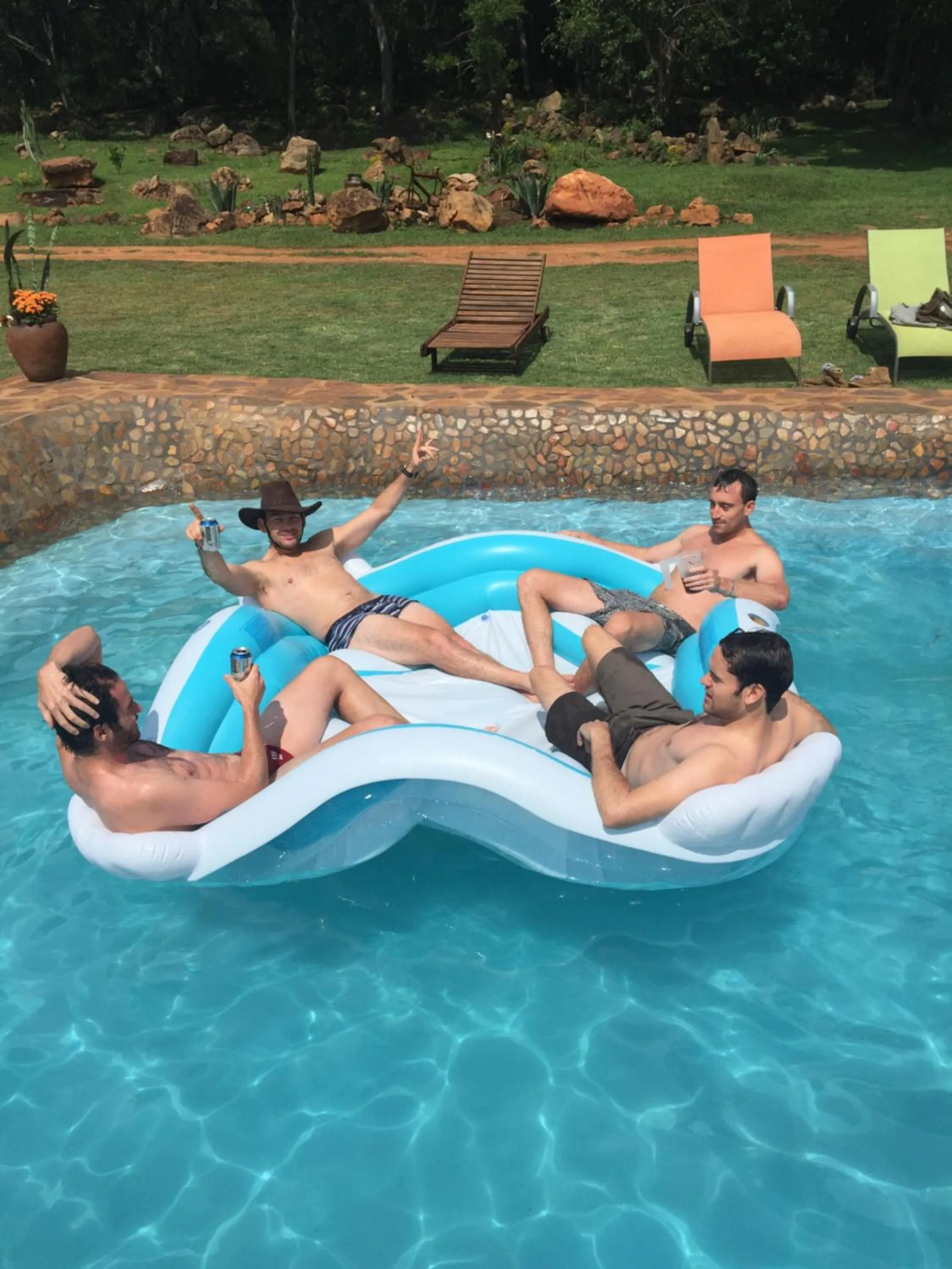 People in Caracal Lodge