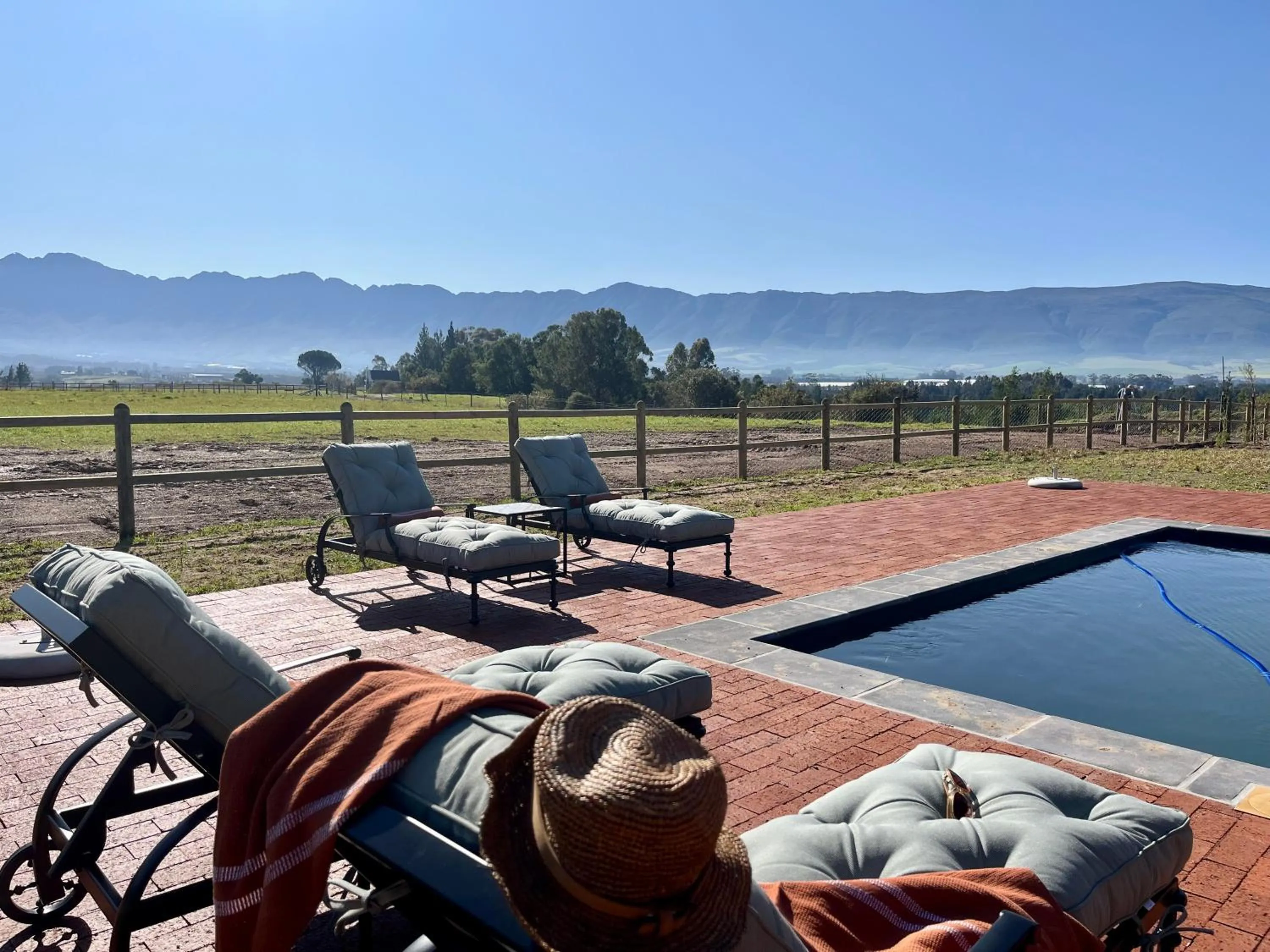 Mountain view in Raptor Rise Farm