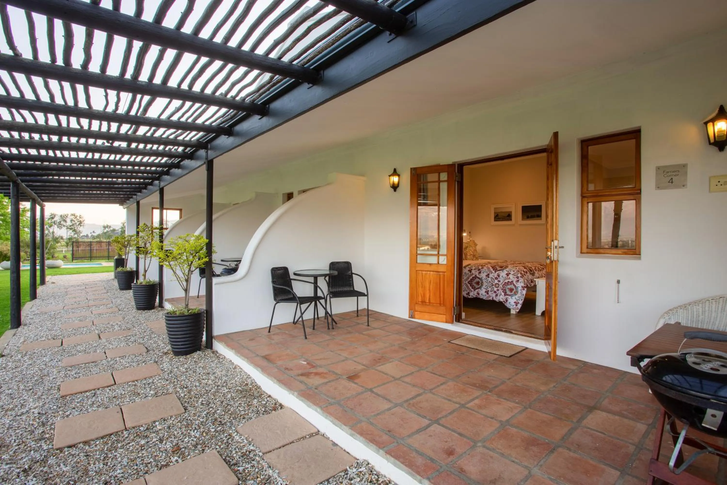 Patio in Raptor Rise Farm