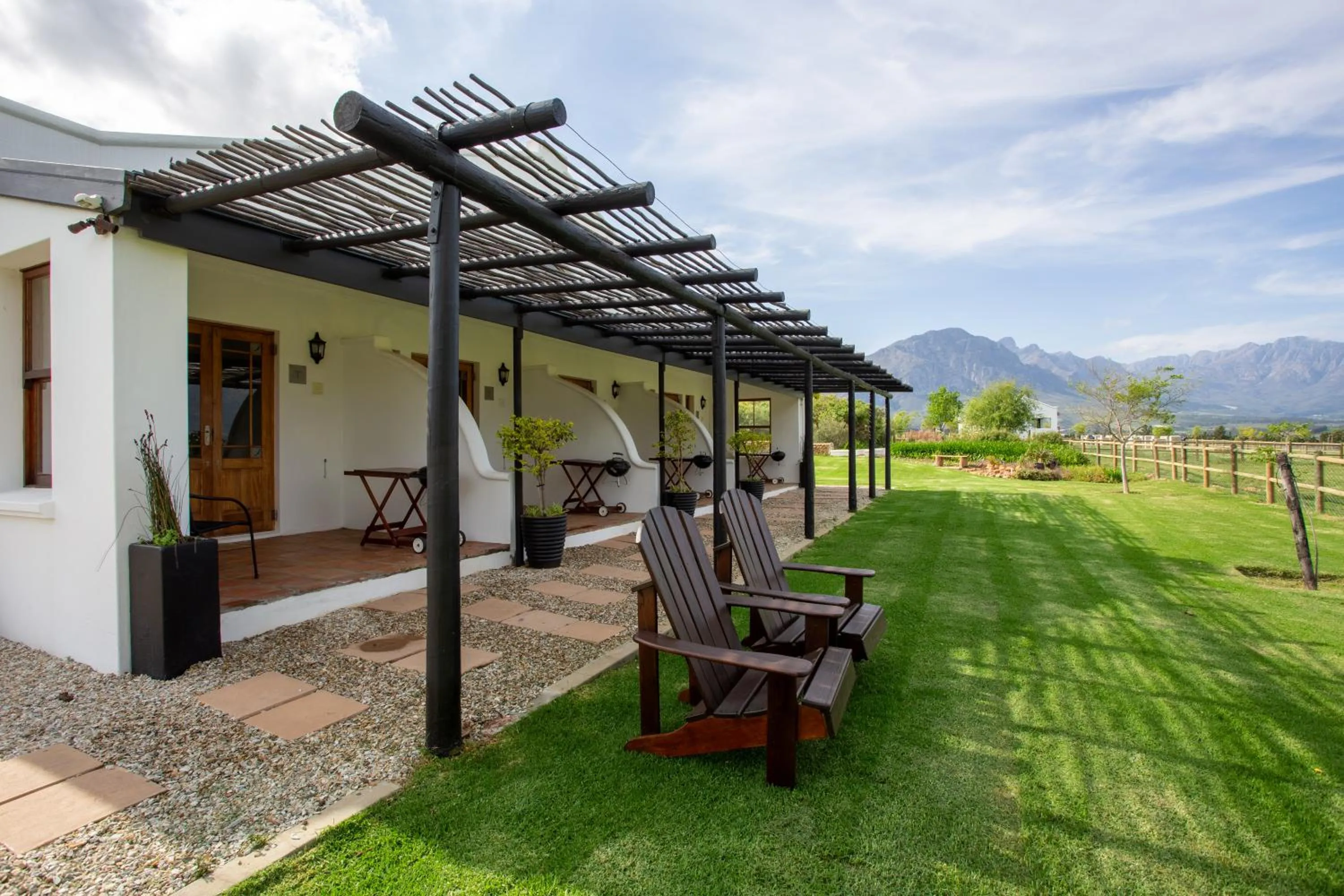 Patio in Raptor Rise Farm