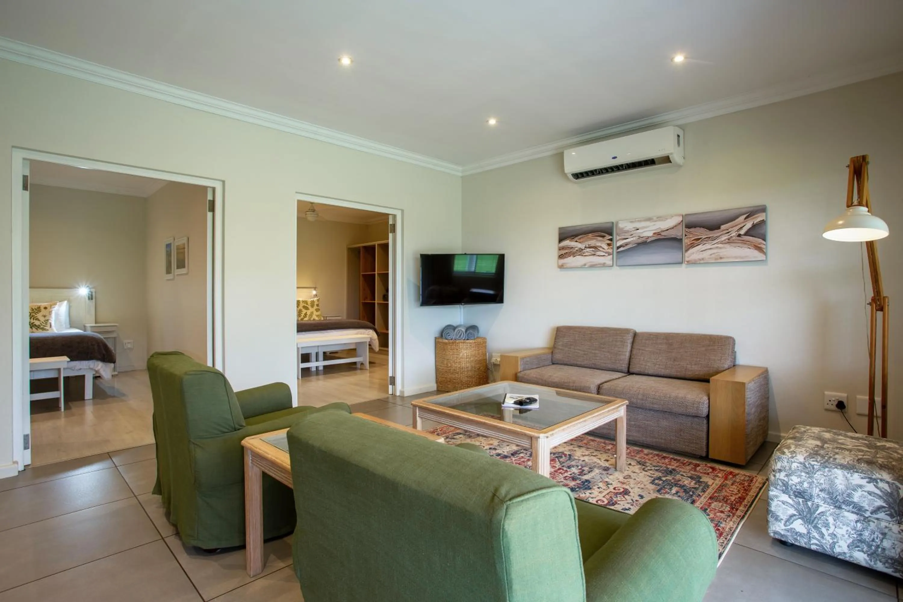 Seating area in Raptor Rise Farm