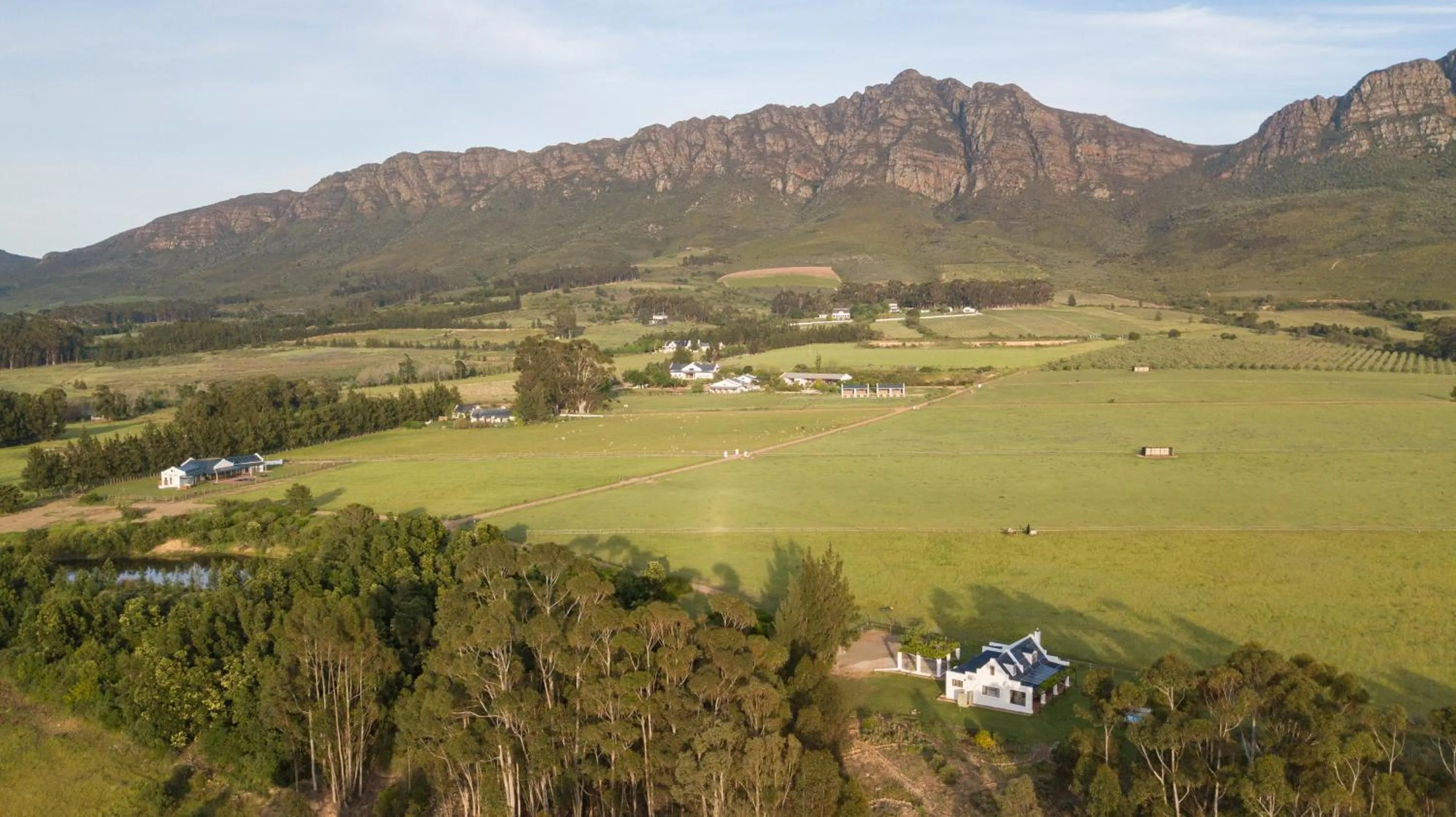 Bird's eye view in Raptor Rise Farm