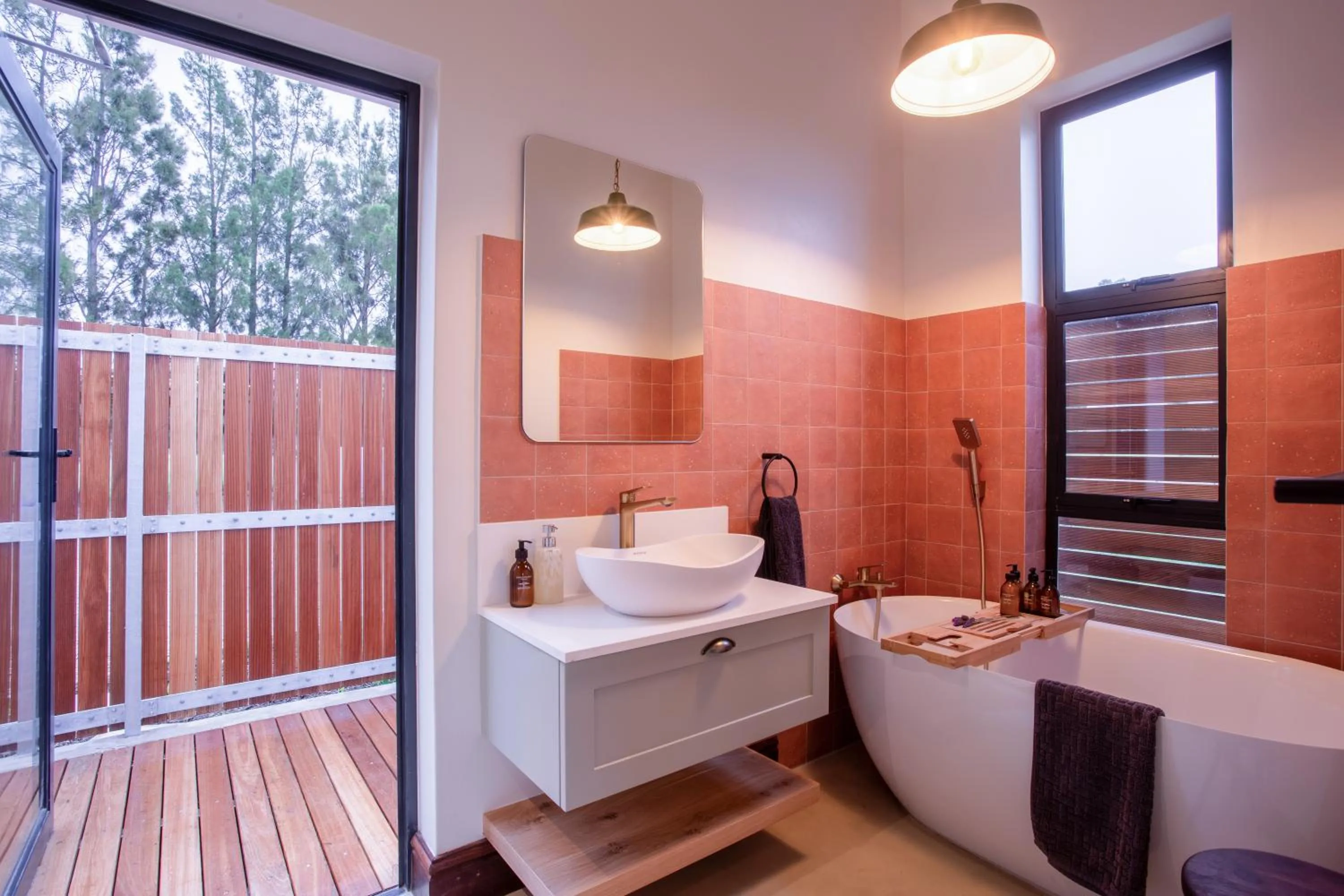 Bathroom in Raptor Rise Farm