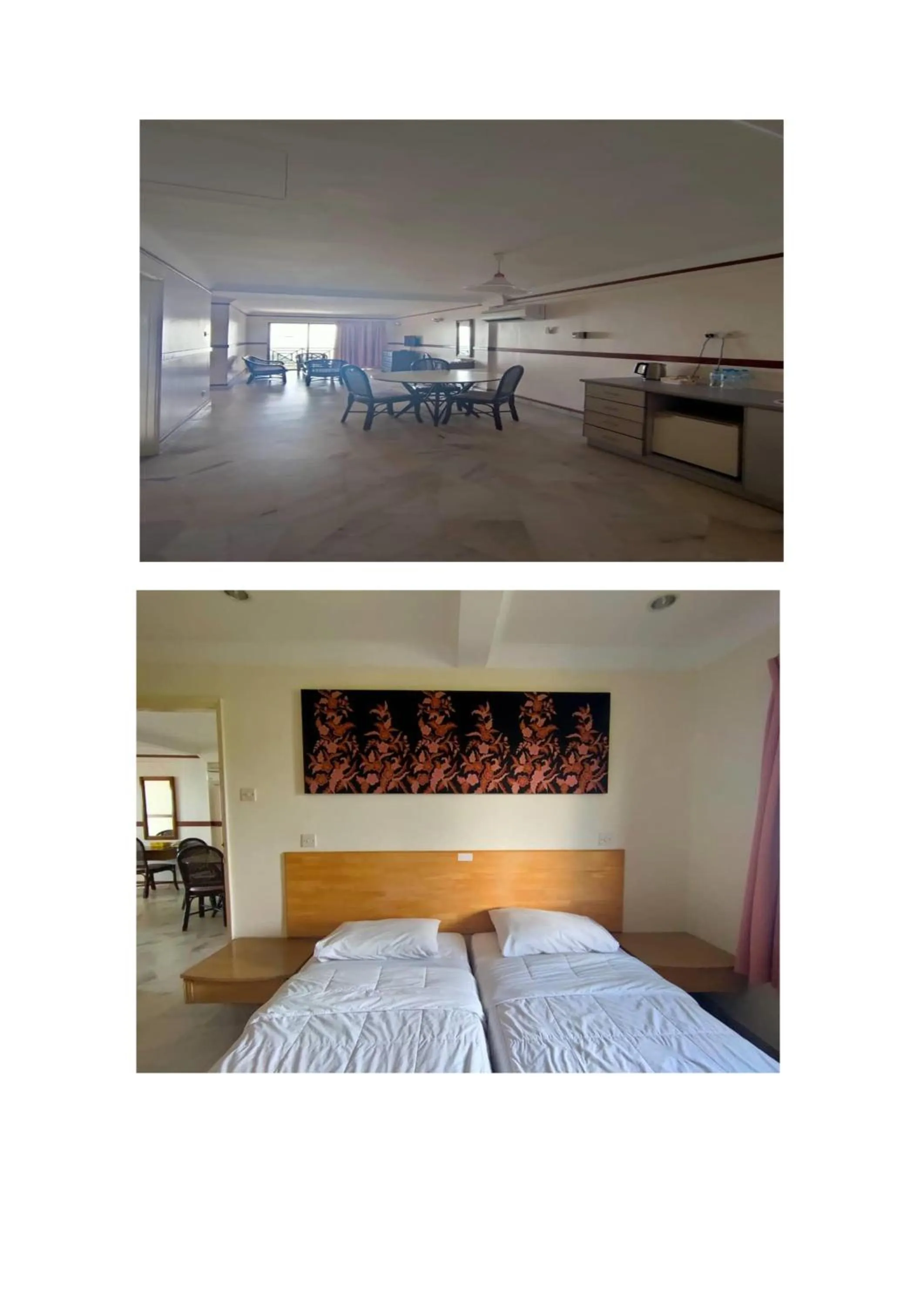 Bed in BAYU BEACH RESORT