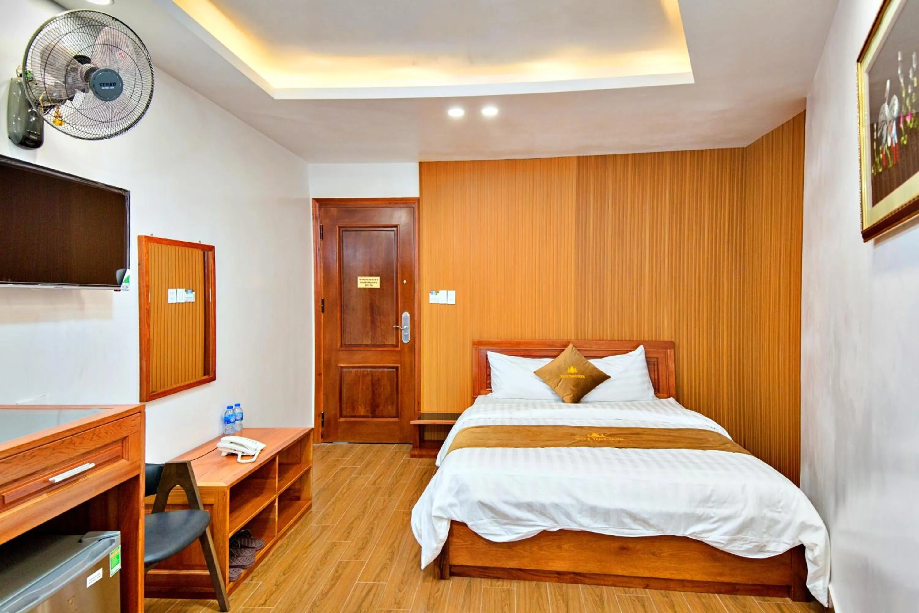 Bed in S79 Pho Hoa Hotel