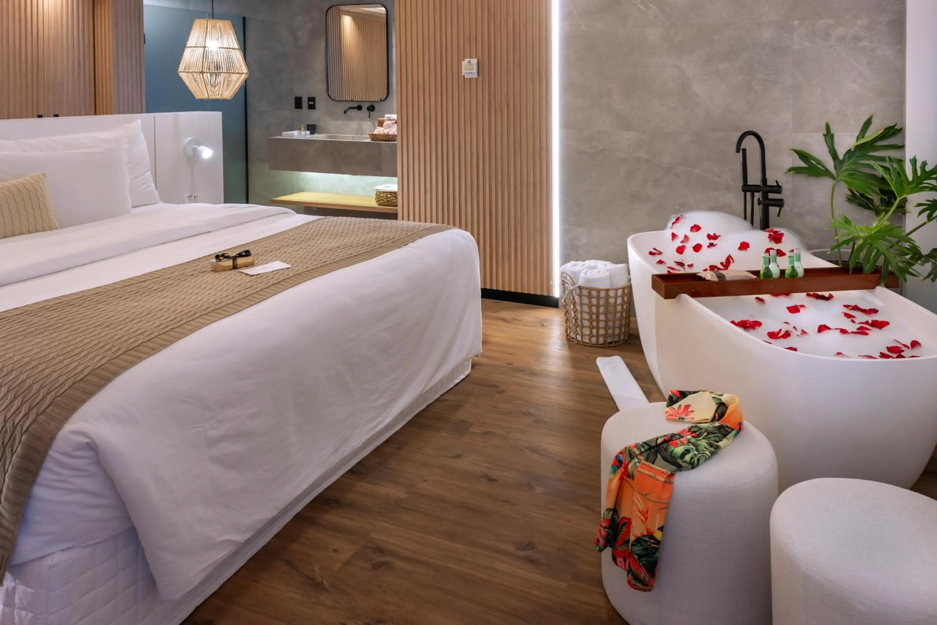 Bed in Serhs Natal Grand Hotel & Resort