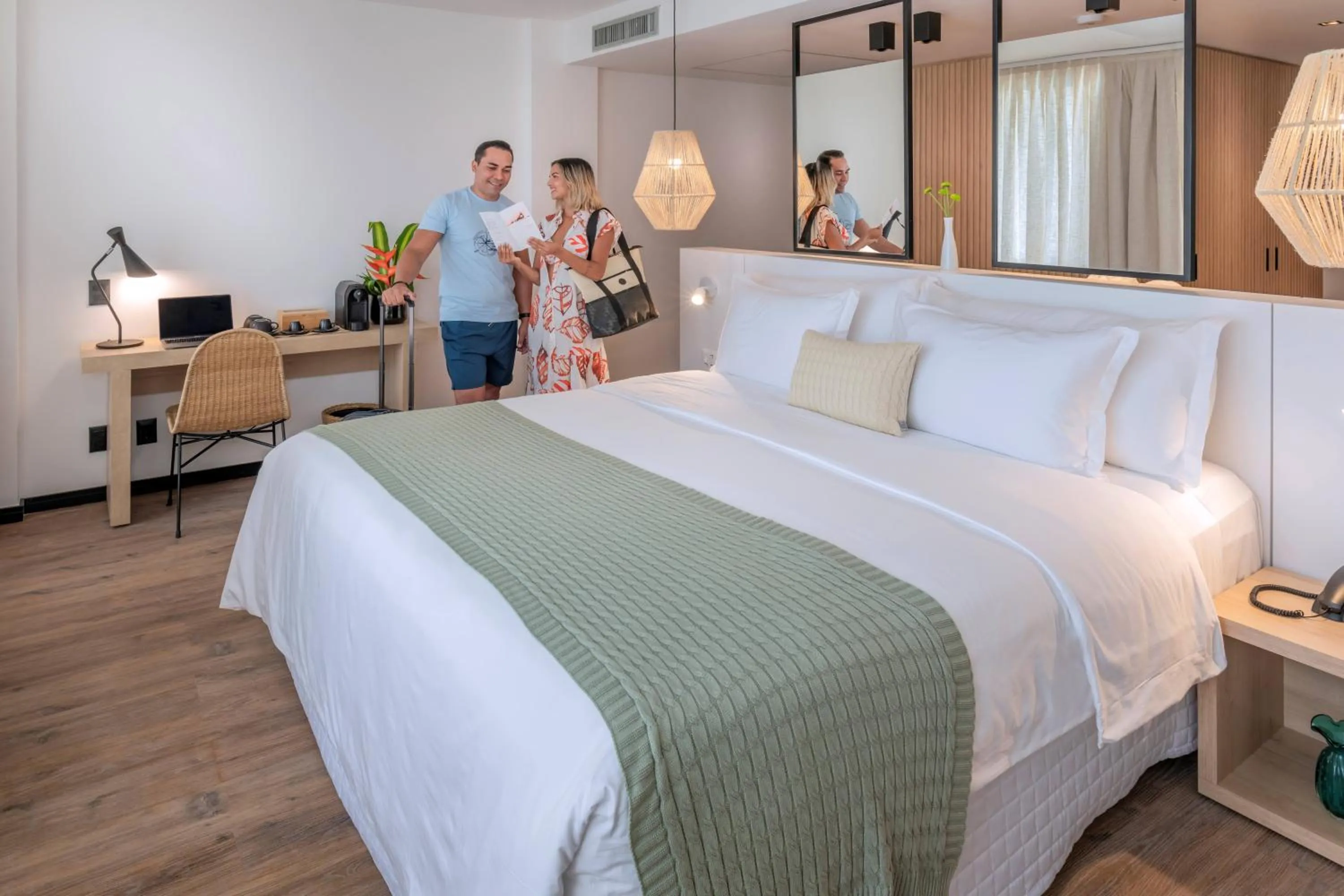 Bed in Serhs Natal Grand Hotel & Resort