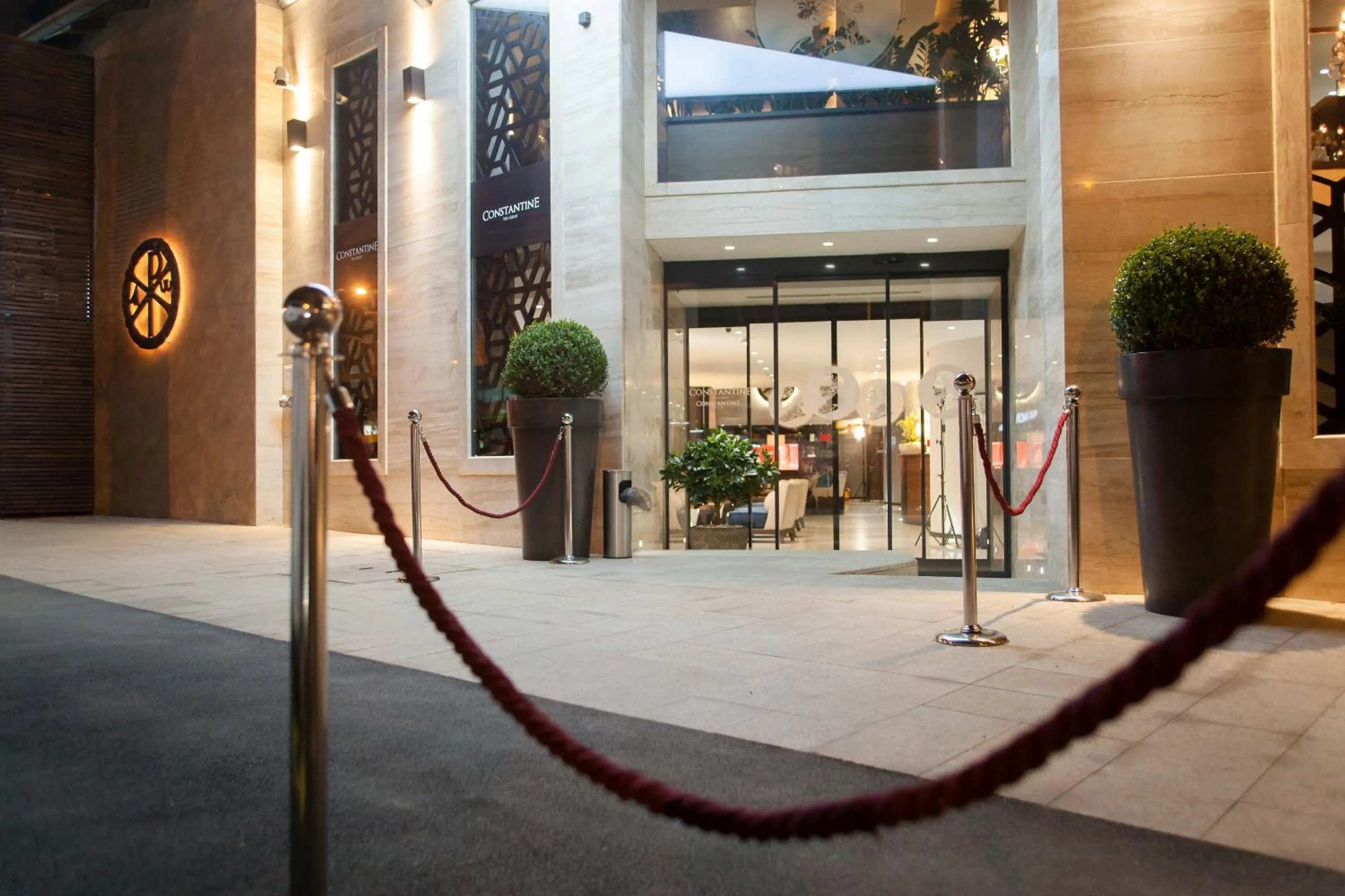 Facade/entrance in Hotel Constantine the Great
