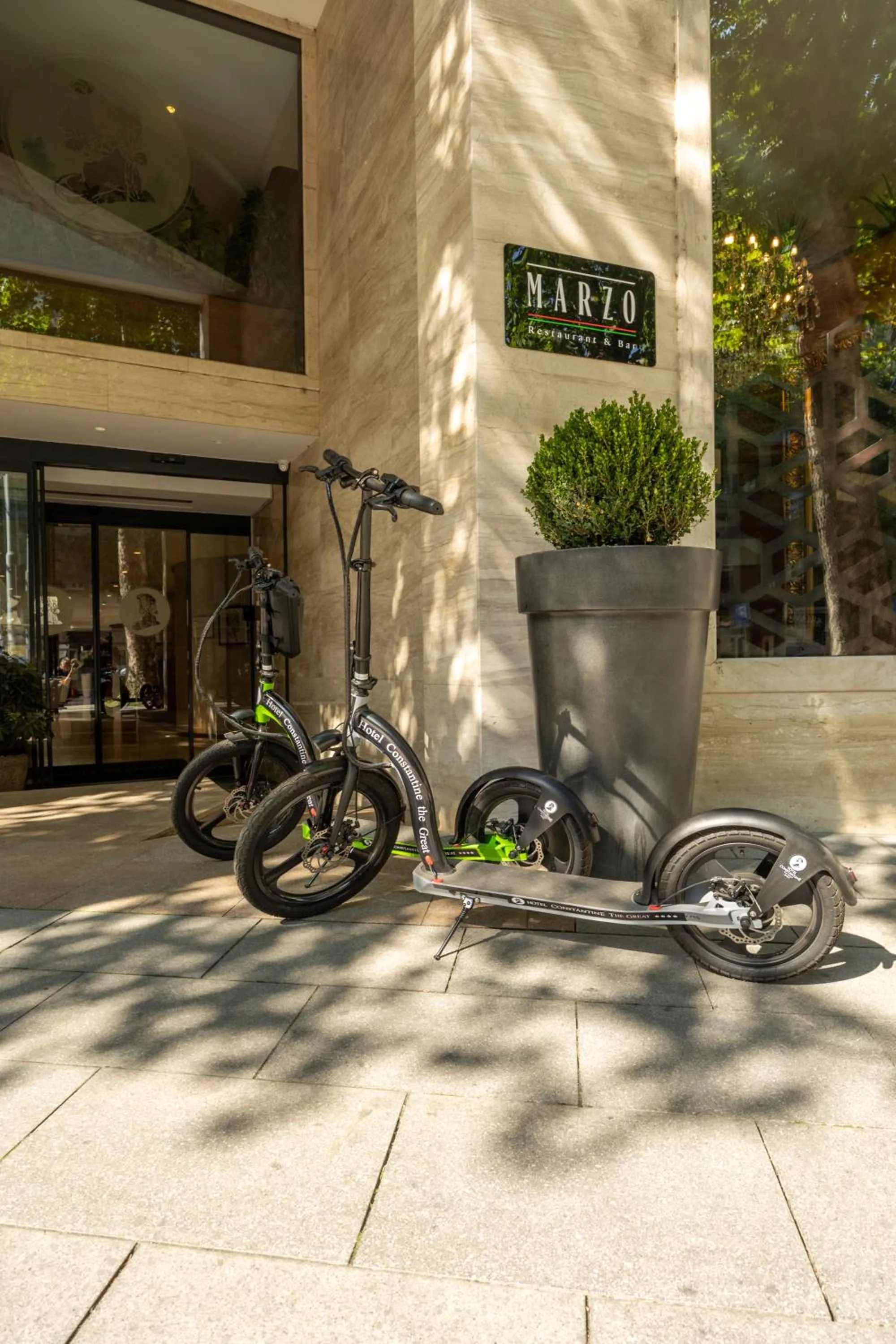 Cycling in Hotel Constantine the Great