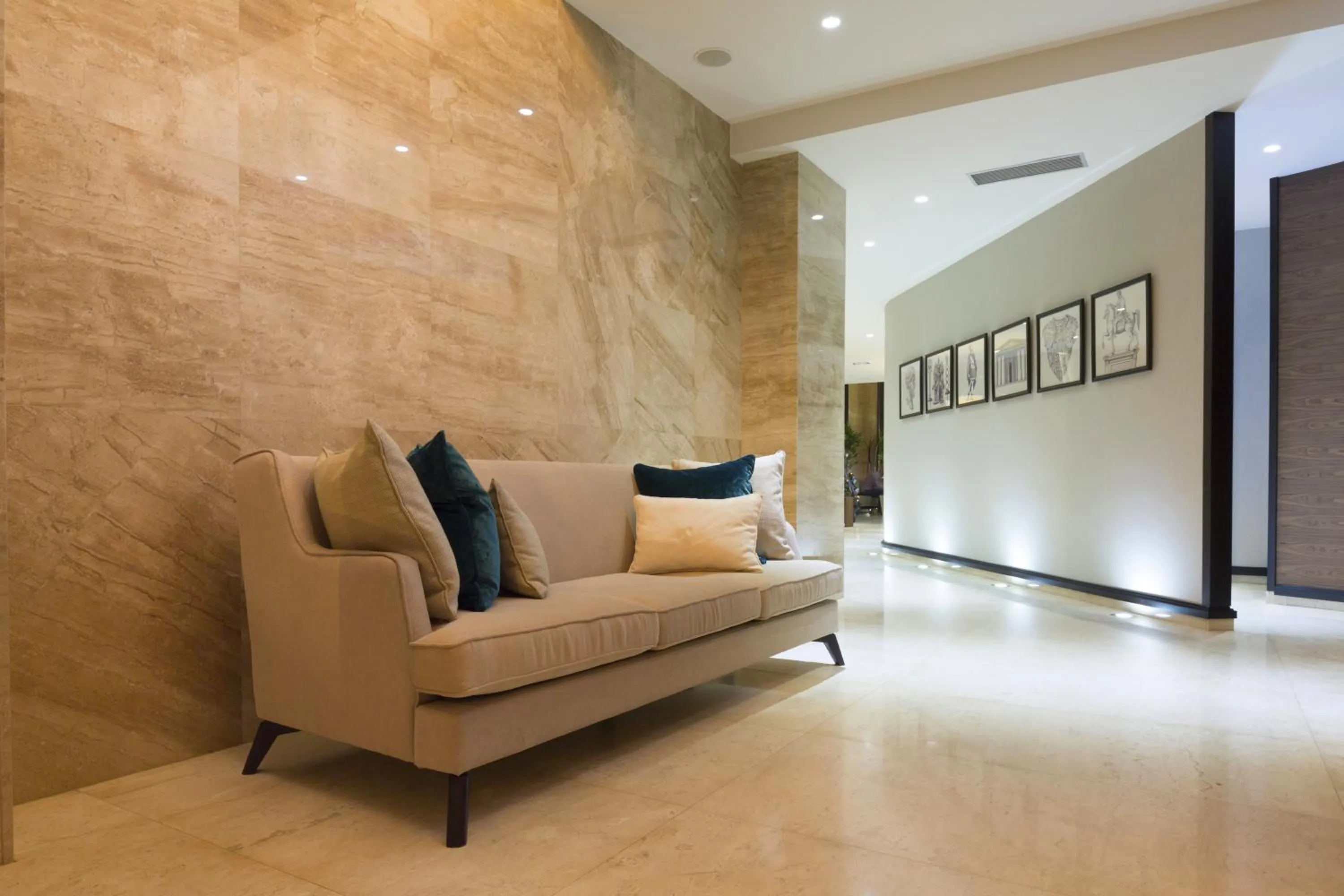 Lobby or reception in Hotel Constantine the Great