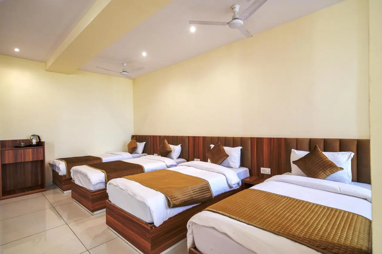 Photo of the whole room, Bed in Radhe Krishna Resort