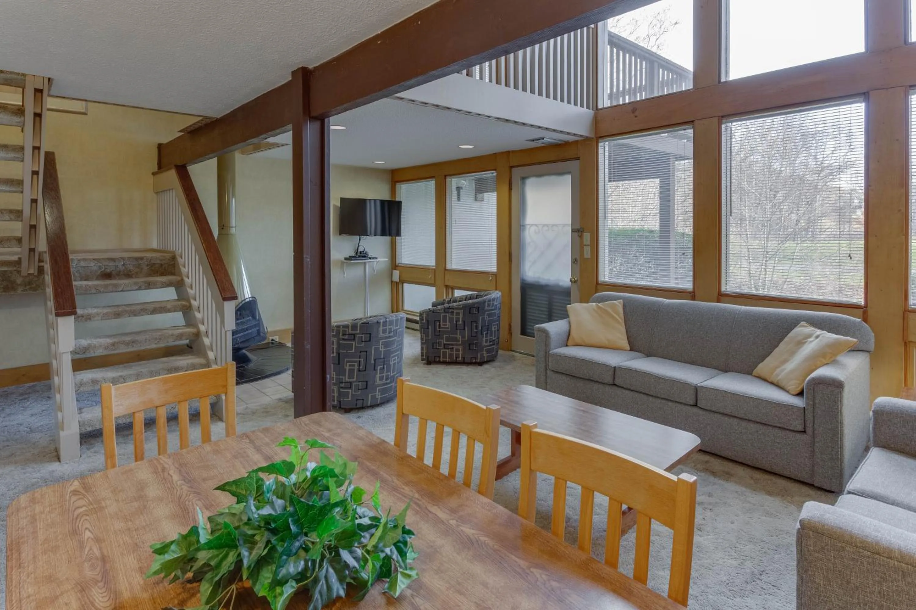 Living room in Stony Court at Bryce Mountain